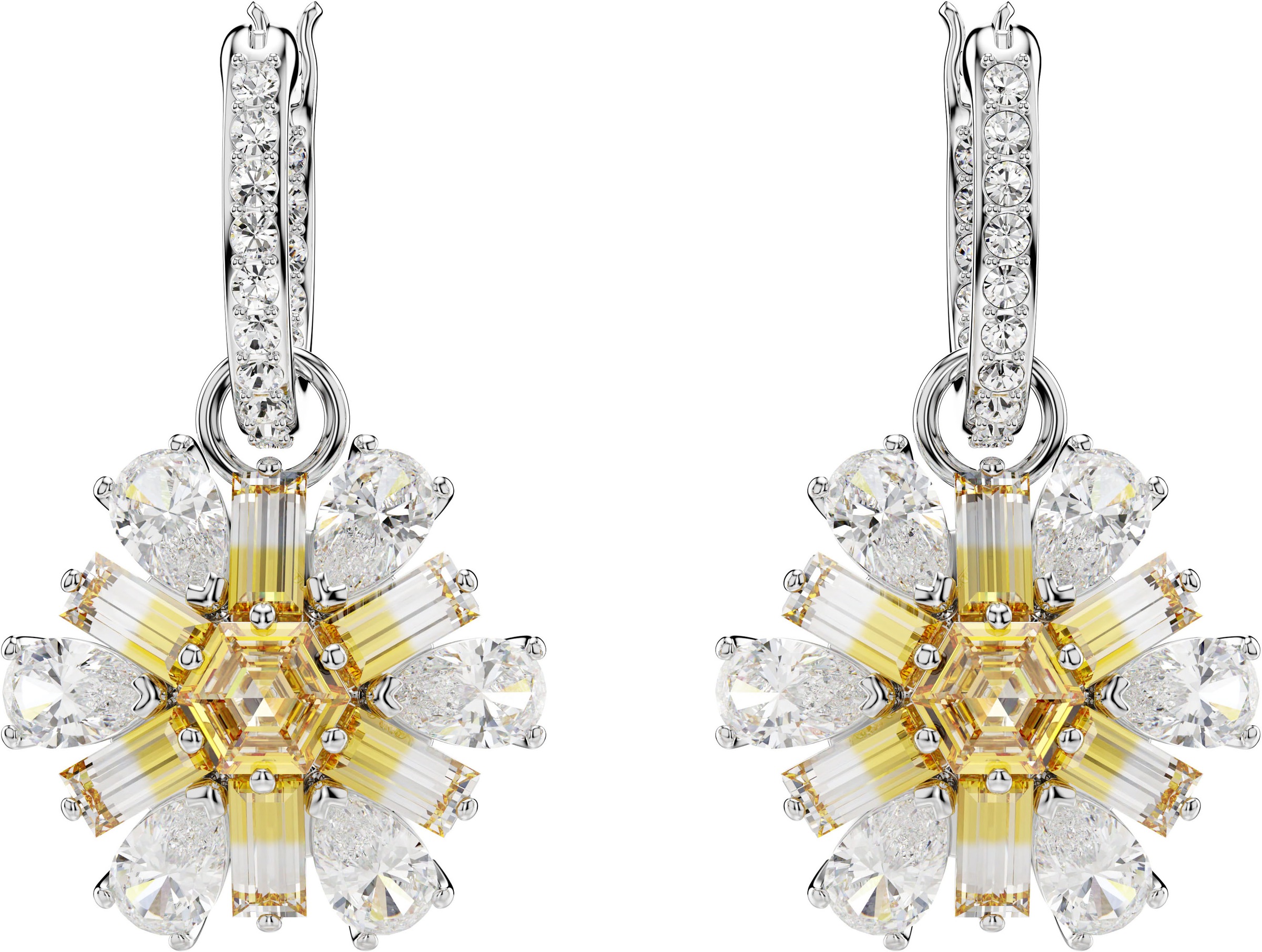 Swarovski Paar Ohrhänger »Idyllia Drop, Blume, 5683243«, mit Swarovski® Kristall