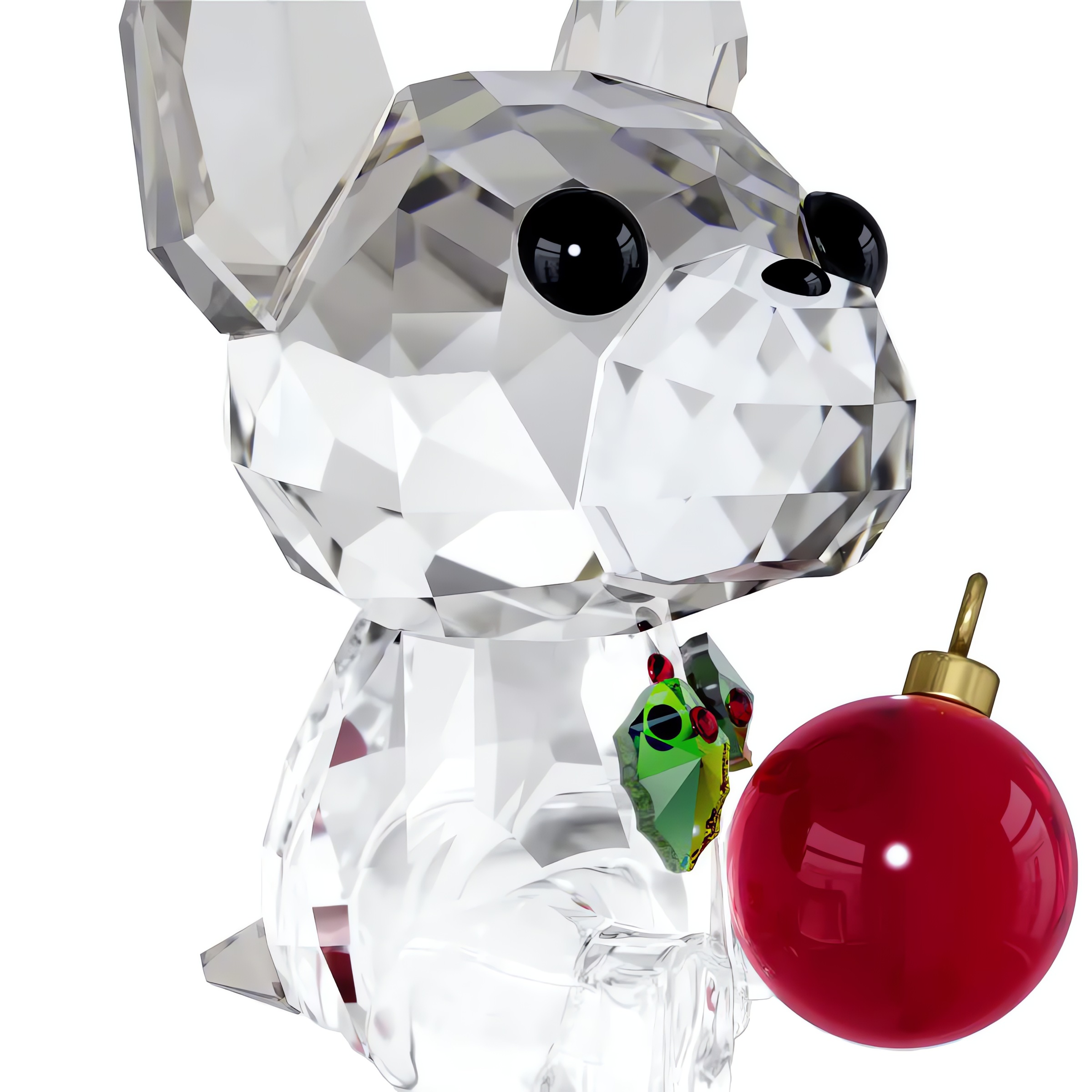 Swarovski Dekofigur »Holiday Cheers Französische Bulldogge« Swarovski® Kristall