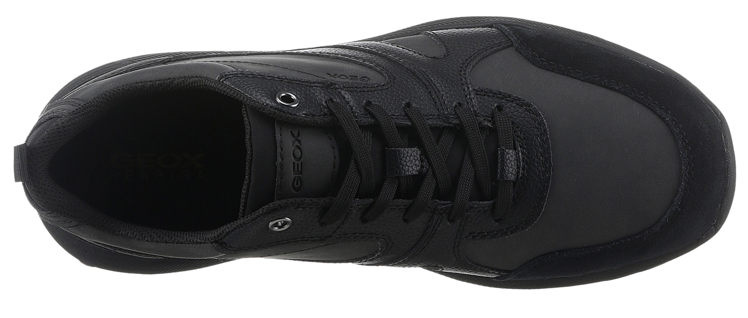 Geox Sneaker »U MOLVENO A«, Freizeitschuh, Halbschuh, Schnürschuh mit Plateausohle