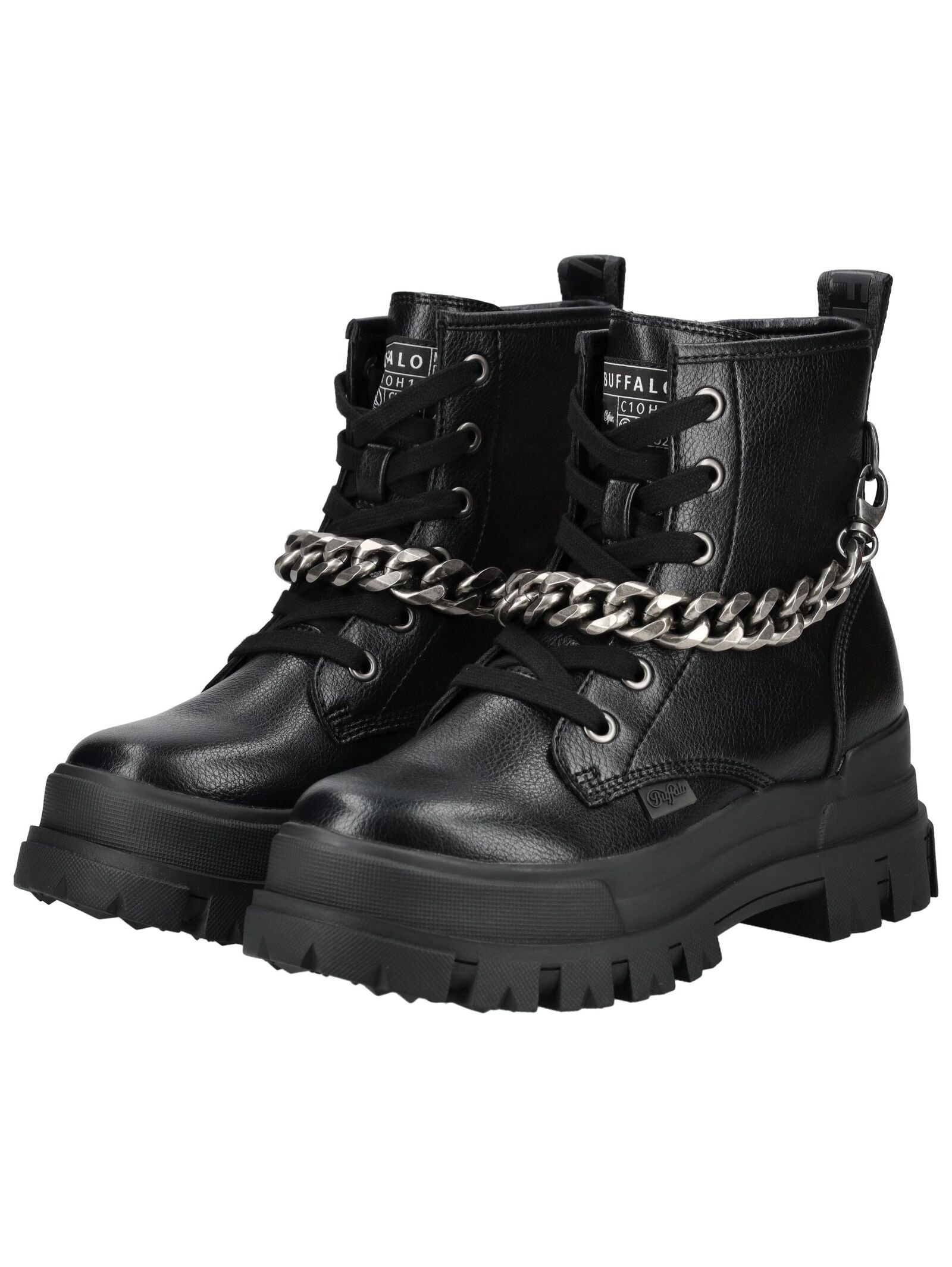 Buffalo Schnürstiefelette »Buffalo Stiefelette Lederimitat«