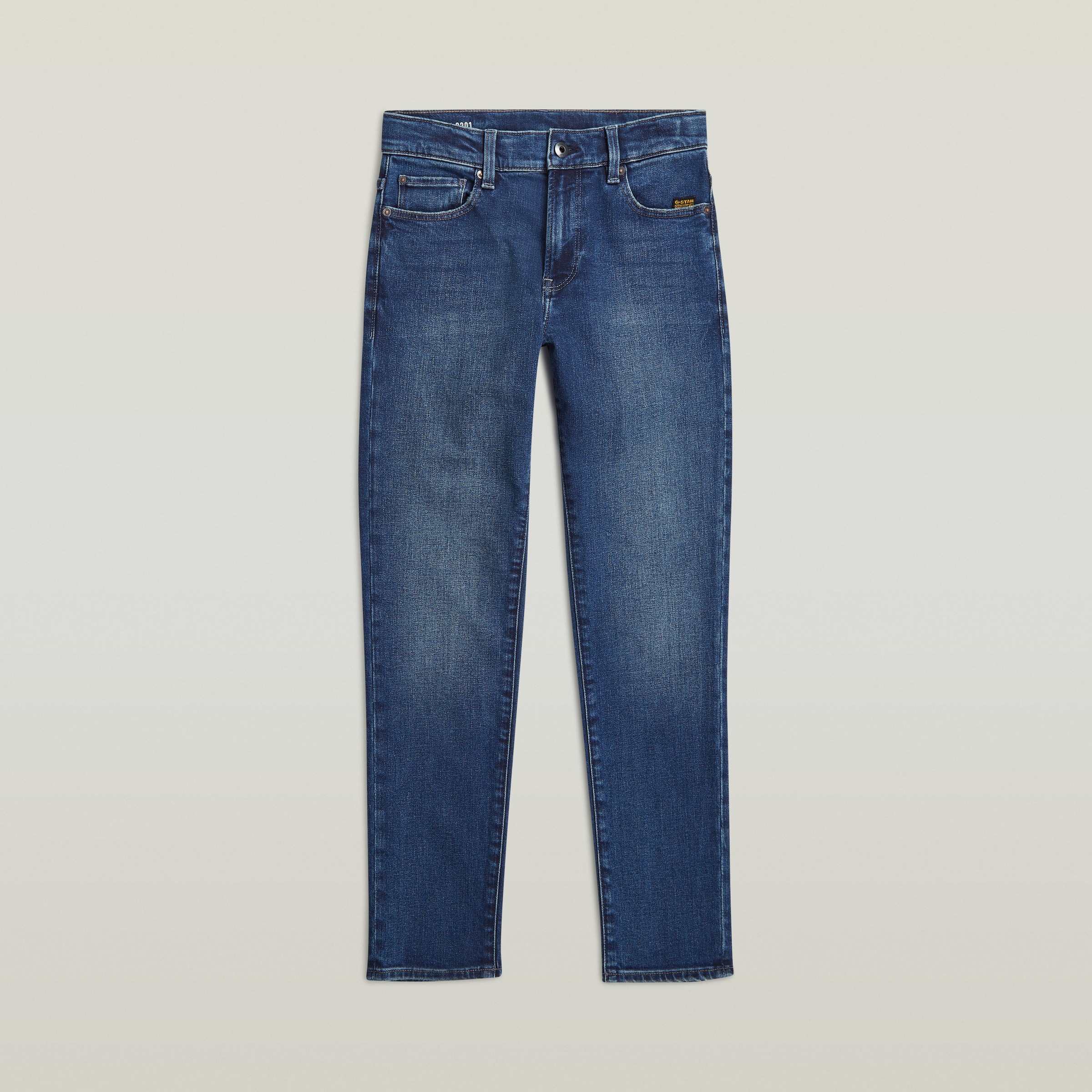 G-STAR 5-Pocket-Jeans »KIDS, 3301 SLIM« mit mittlerem Bund, Baumwoll-Denim