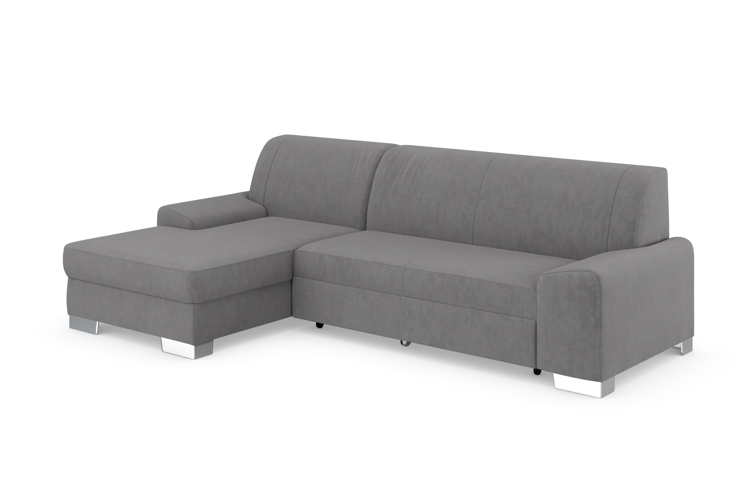 DOMO collection Ecksofa »Anzio L-Form«, wahlweise mit Bettfunktion und Federkern