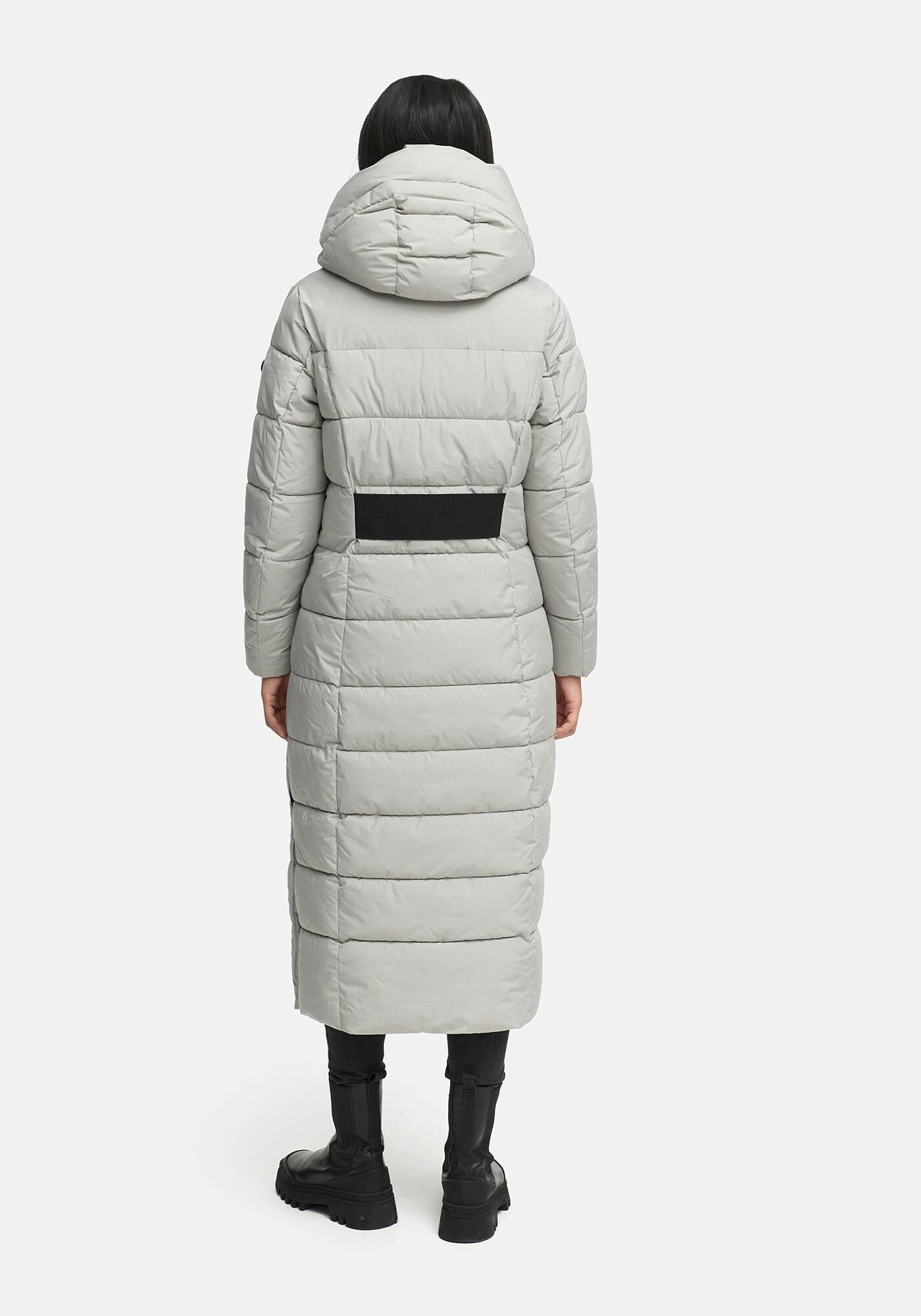 Marikoo Winterjacke »Pakoraa« extra langer Winter Mantel mit abnehmbaren Innenteil