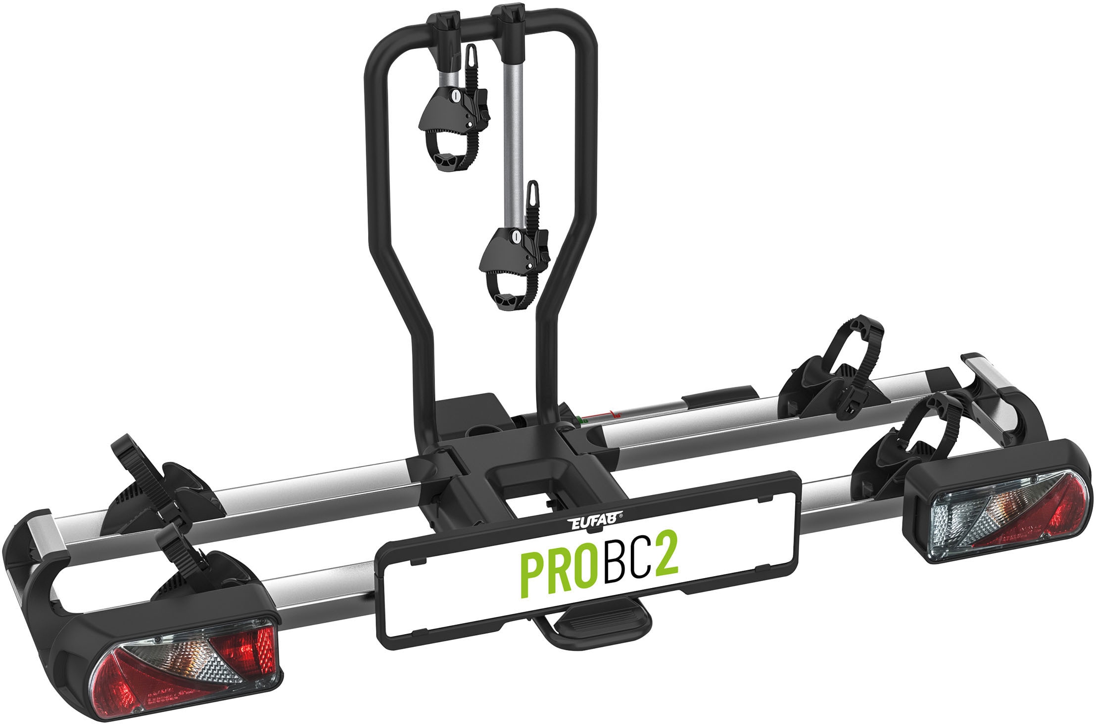 Eufab Hellgrau/Schwarz Kupplungsfahrradträger "Eufab 11600 Fahrradträger Probc2", (, Silberfarben), B:140cm H:61cm T:72cm, Fahrradträger - Image 8