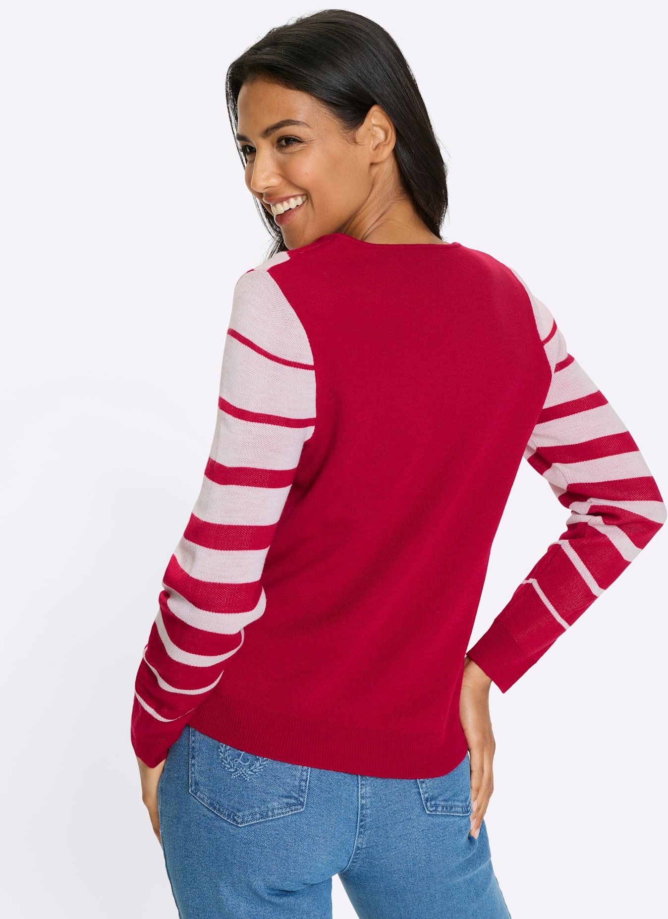 Classic Basics V-Ausschnitt-Pullover »Langarm-Pullover«