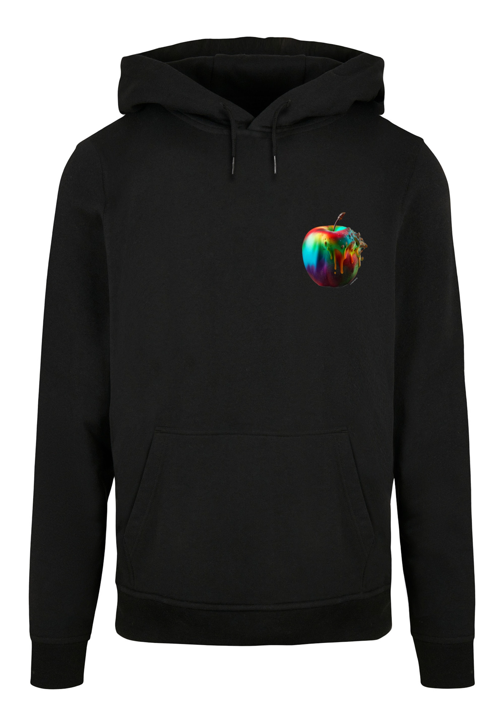 F4NT4STIC Kapuzenpullover »Colorfood Collection - Rainbow Apple«, Print