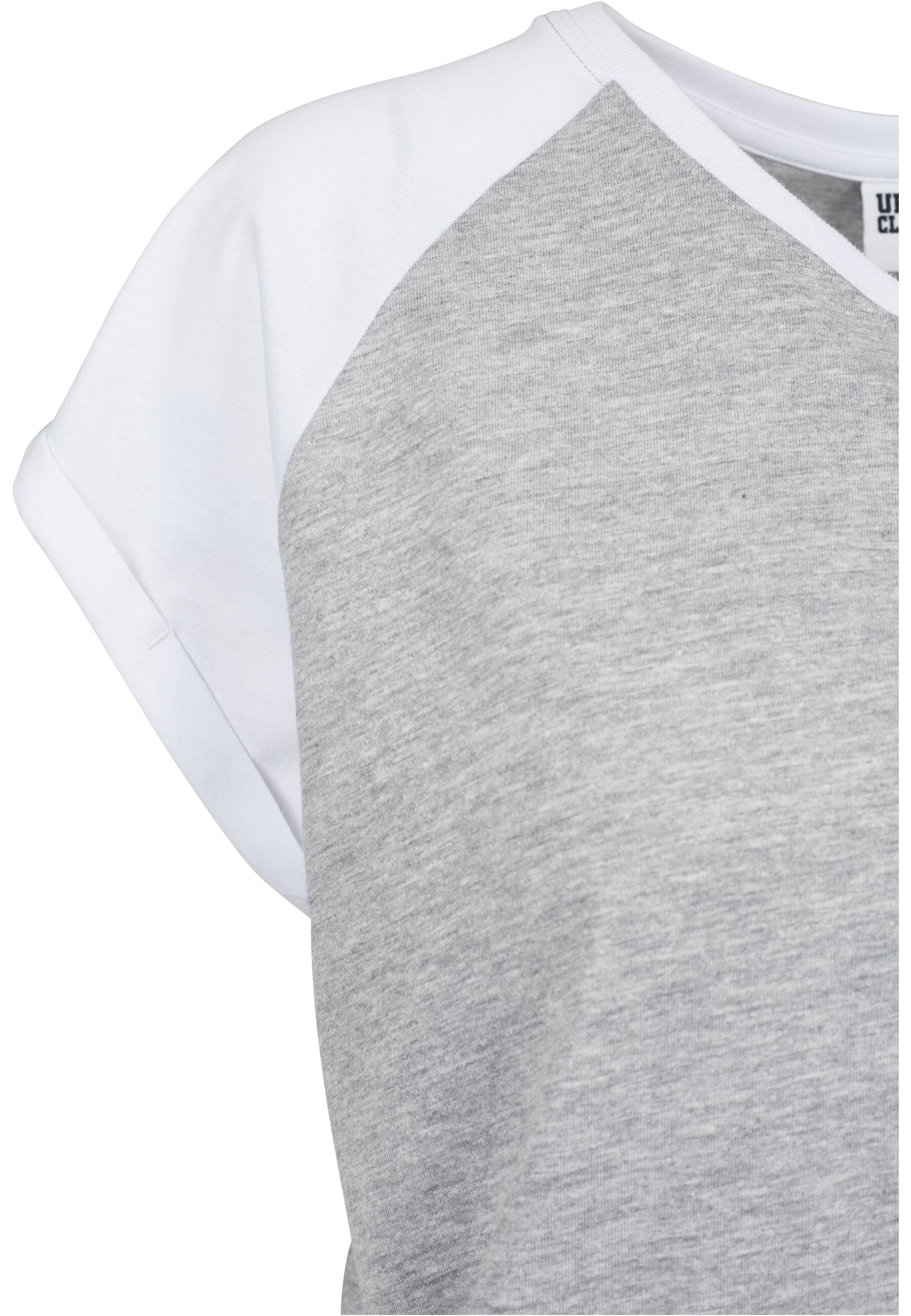 Thumbnail - URBAN CLASSICS Kurzarmshirt "Urban Classics Damen Ladies Contrast Raglan Tee", (1 tlg.)