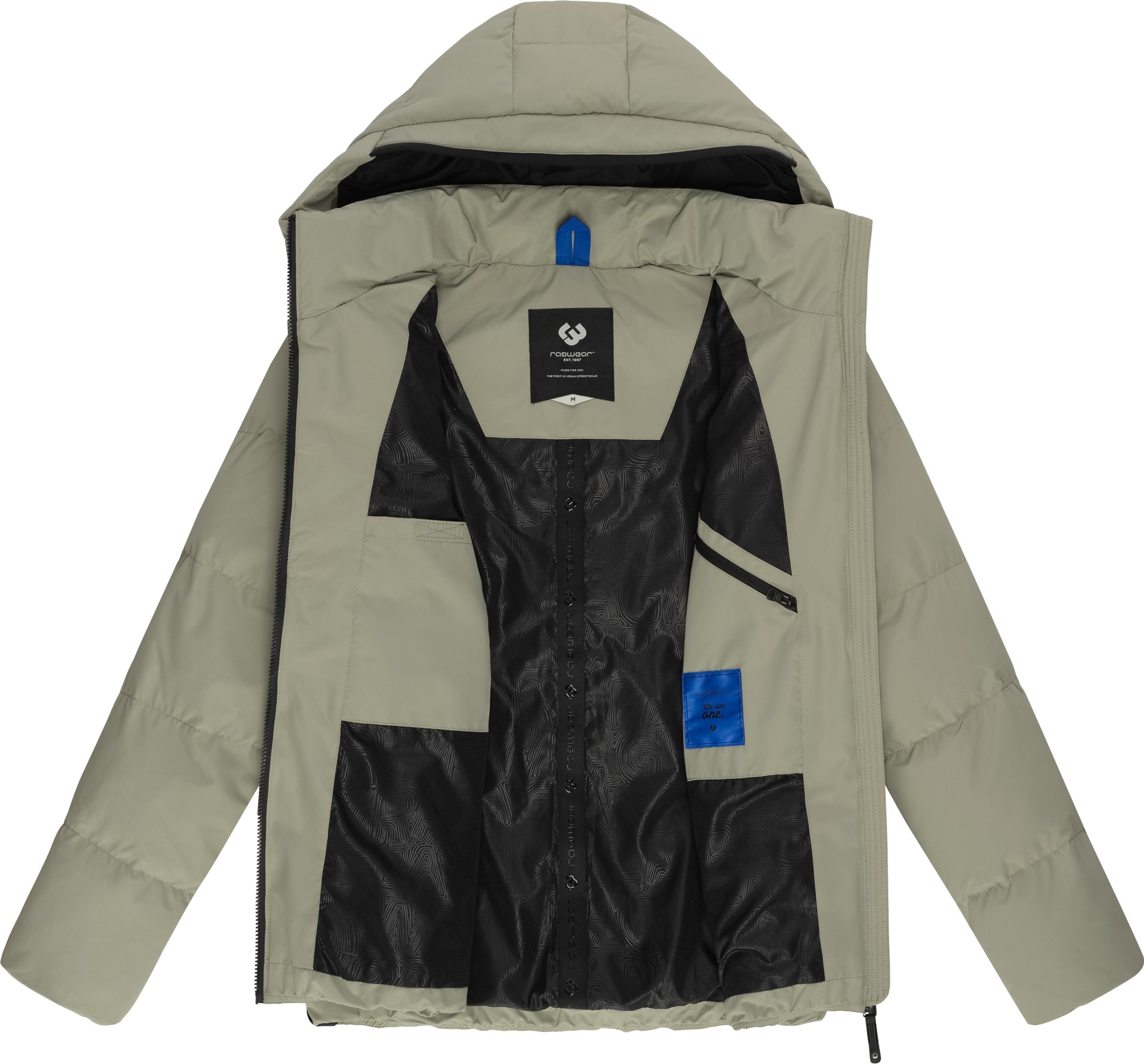 Ragwear Steppjacke »Norg«, mit Kapuze, wasserdichte Herren Winterjacke