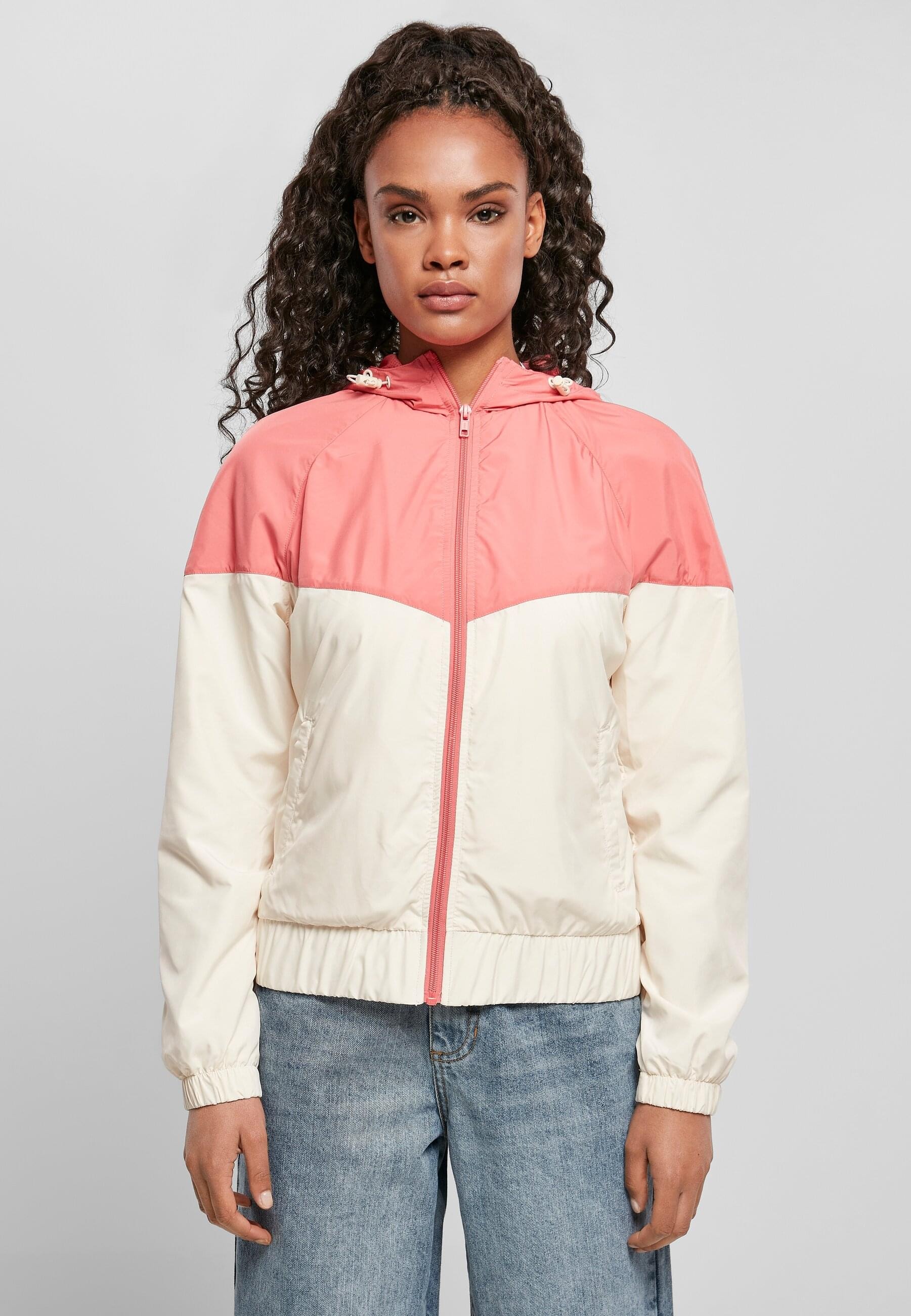 URBAN CLASSICS Anorak »Urban Classics Damen Ladies Arrow Windbreaker«, (1 St.), mit Kapuze