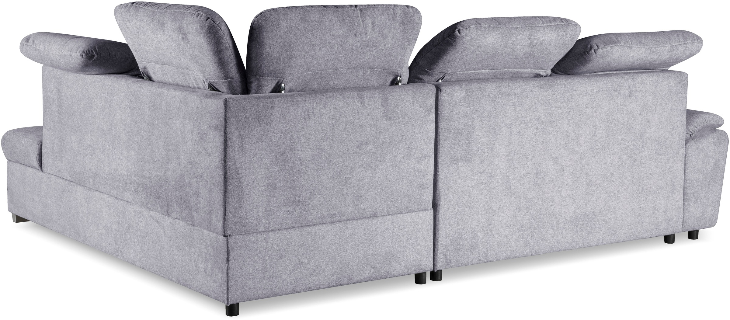 WERK2 Ecksofa »Brindisi, bequem und komfortabel, L-Form«, mit verstellbaren Kopfteilen, Bettfunktion & Bettkasten