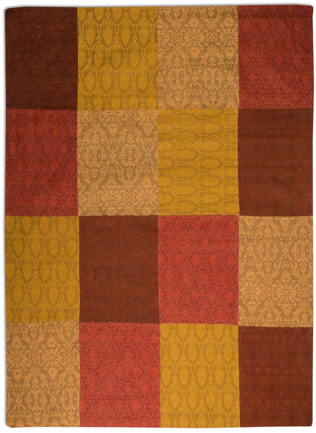 morgenland Teppich »Patchwork Teppich Weys«, rechteckig, 6 mm Höhe, Viskose