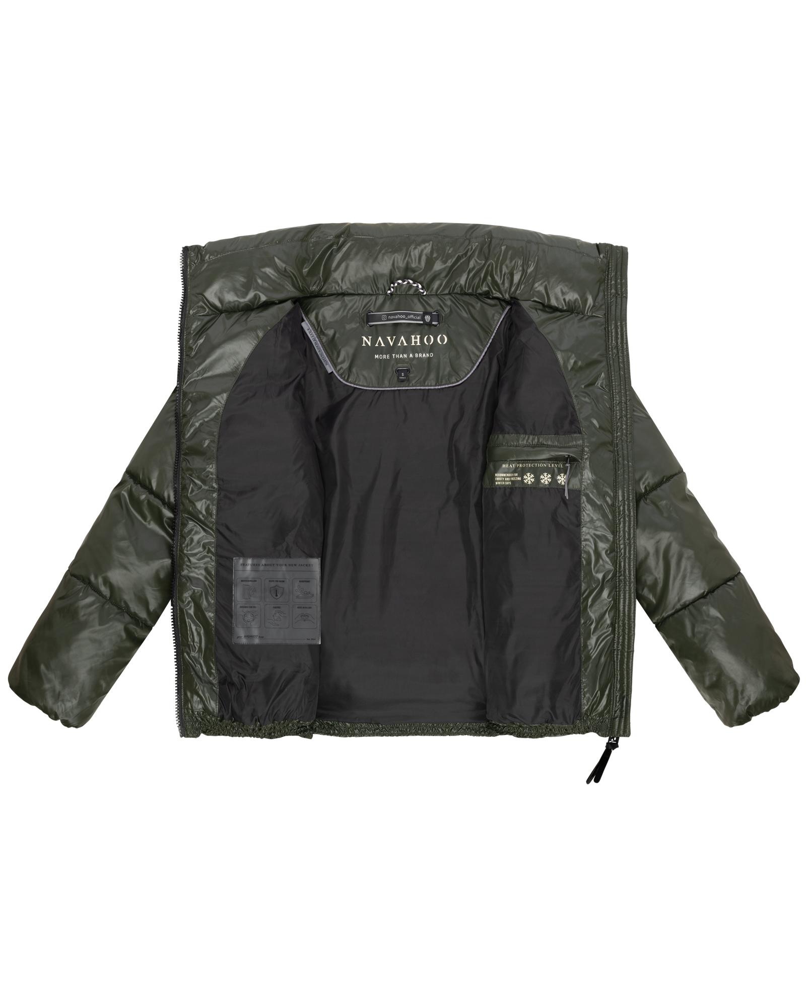 Navahoo Kurzjacke »Eispracht 14«, ohne Kapuze, Kurze gesteppte Damen Winterjacke