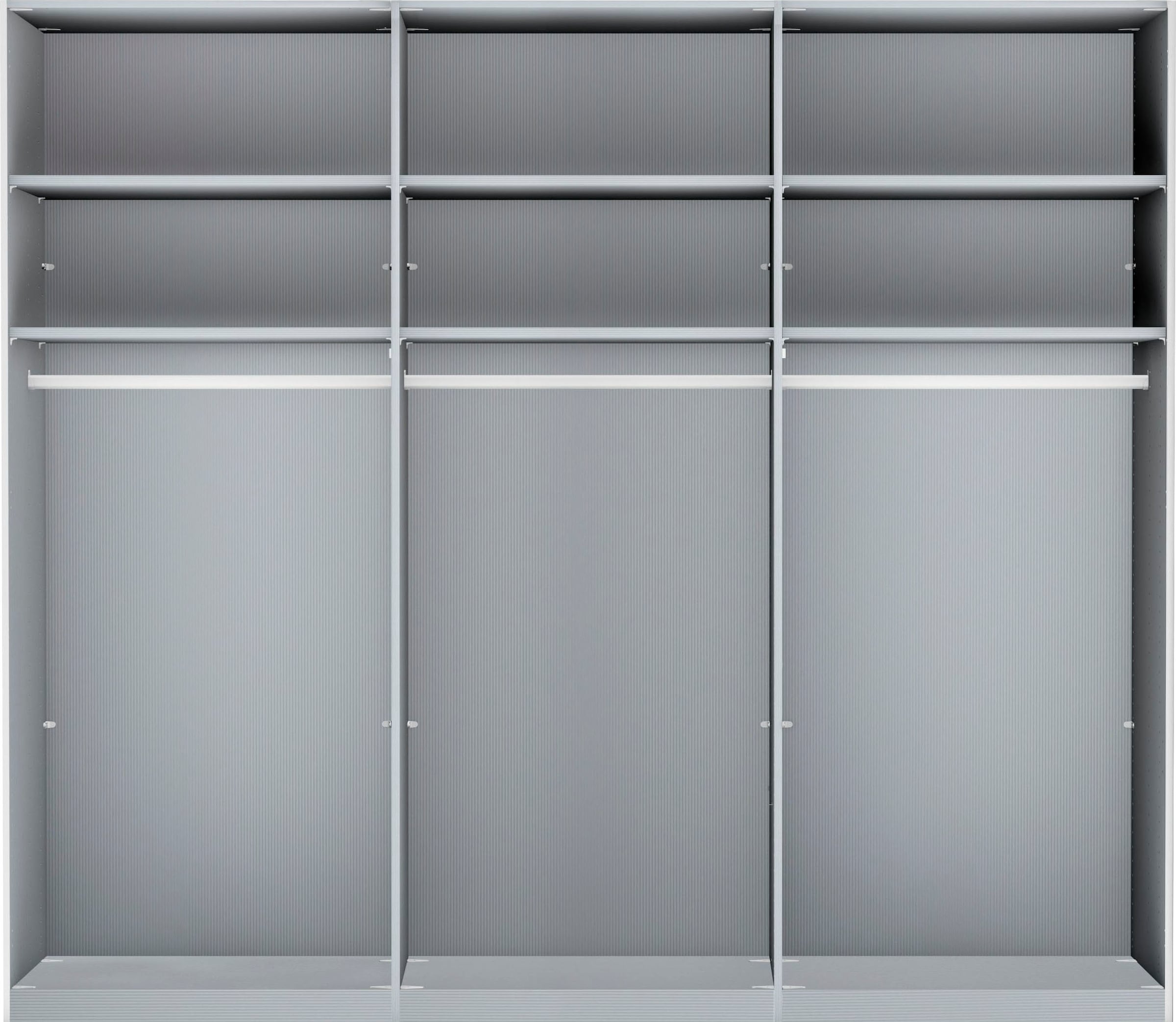 WIEMANN Schwebetürenschrank »Monaco«, hochwertige Glas- und Spiegelfront