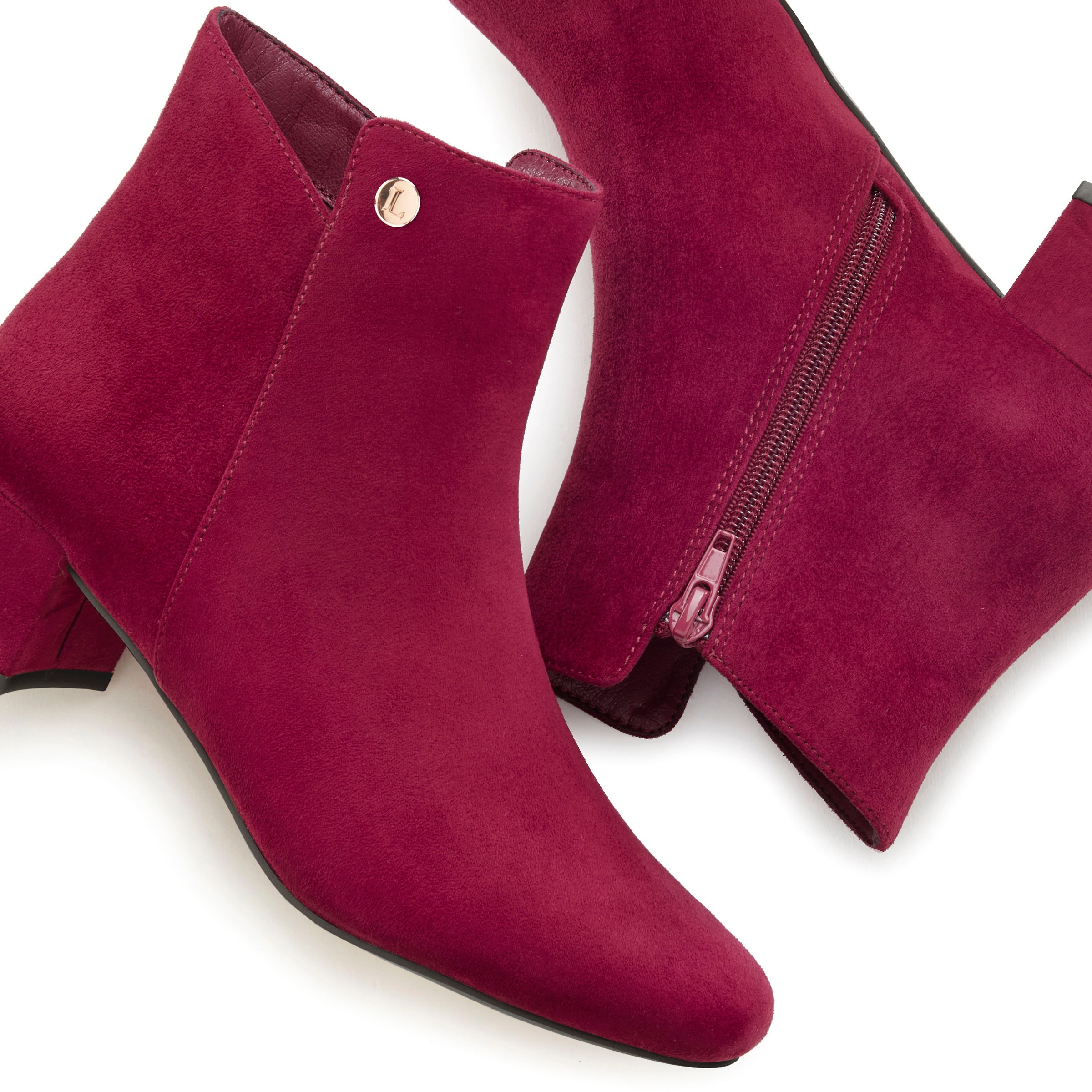 LASCANA Sommerstiefelette Ankle Boot Bordeaux 41 3
