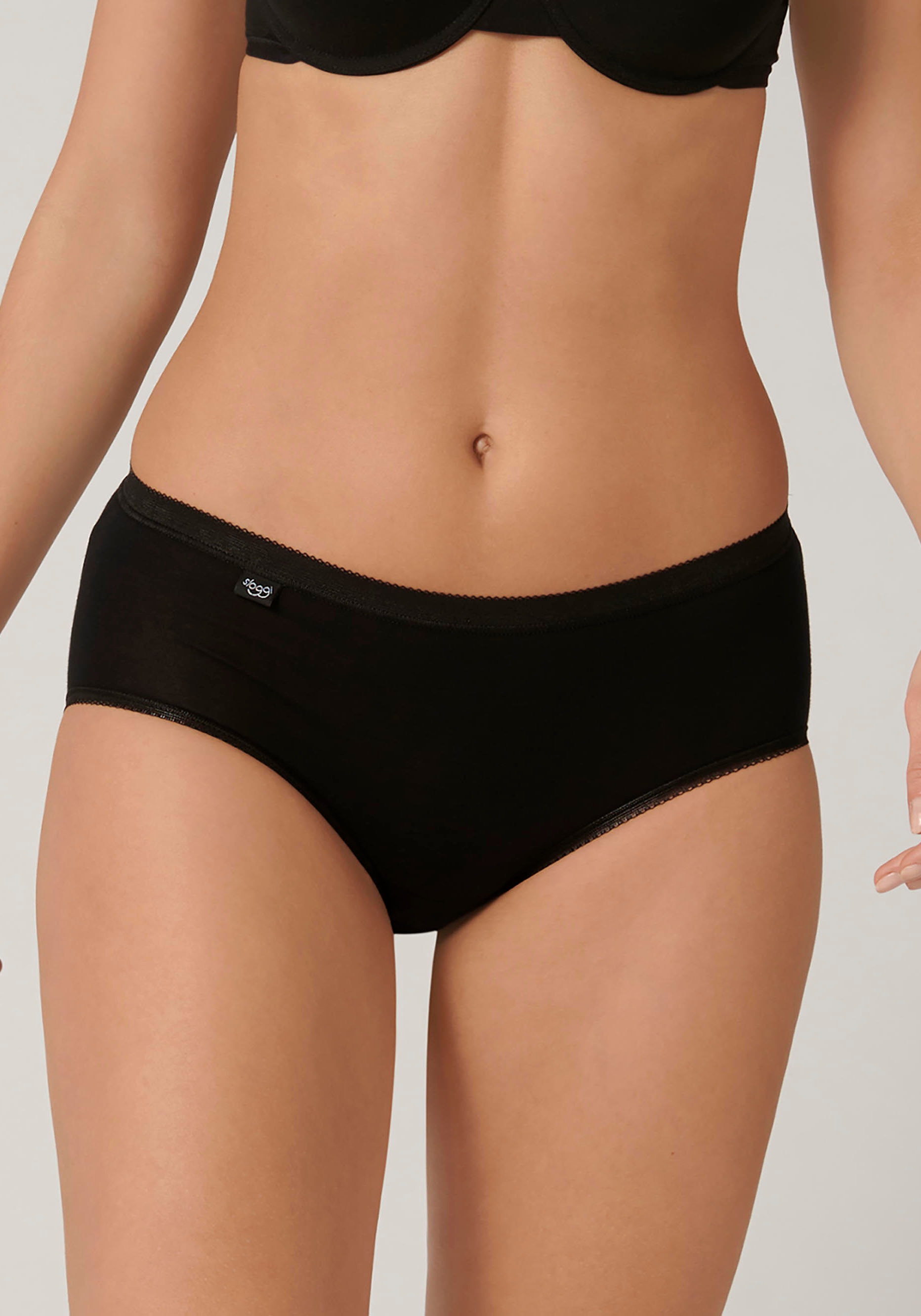 sloggi Midislip "Basic+", perfekter Sitz, Baumwollmix, weiche Nähte, elasti günstig online kaufen
