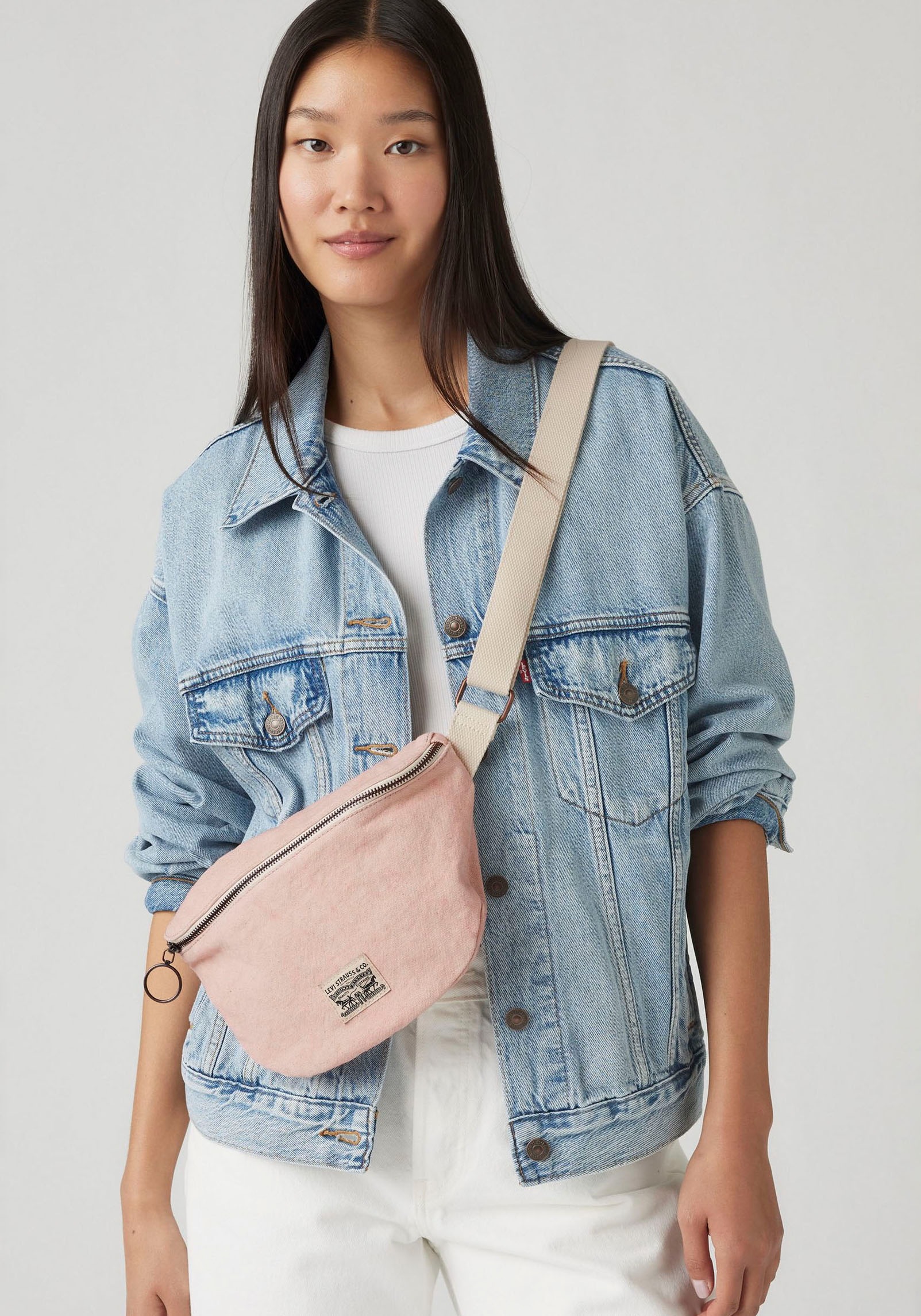 Levis Bauchtasche "DEVON CROSSBODY BAG" mit Logostickerei günstig online kaufen