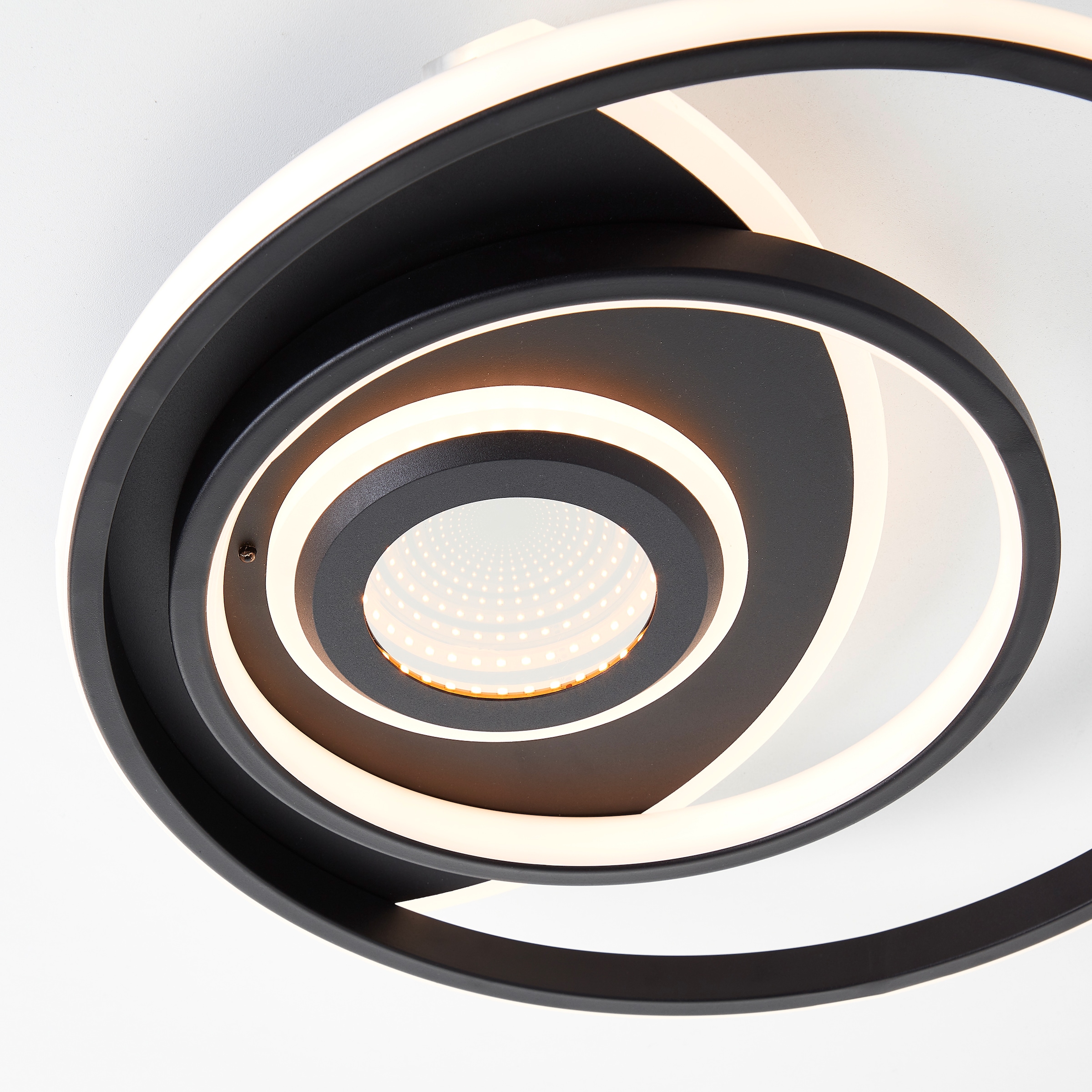 Brilliant LED Deckenleuchte »Opame«, Ø 41 cm, 4400 lm, dimmbar, 3000-6500 K, Fernbedienung, Metall, schwarz