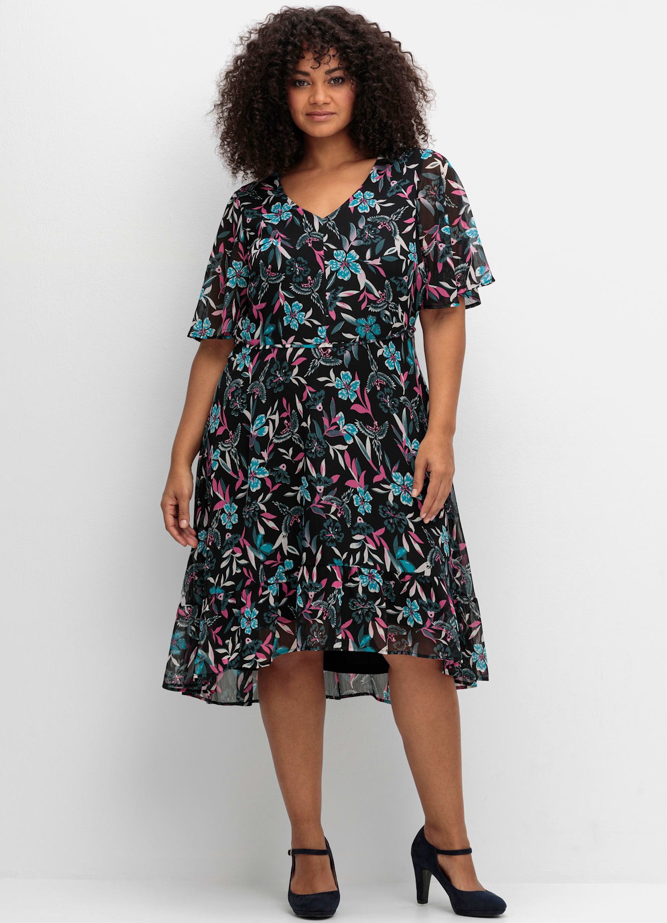 sheego by Joe Browns Chiffonkleid "Chiffonkleid" günstig online kaufen