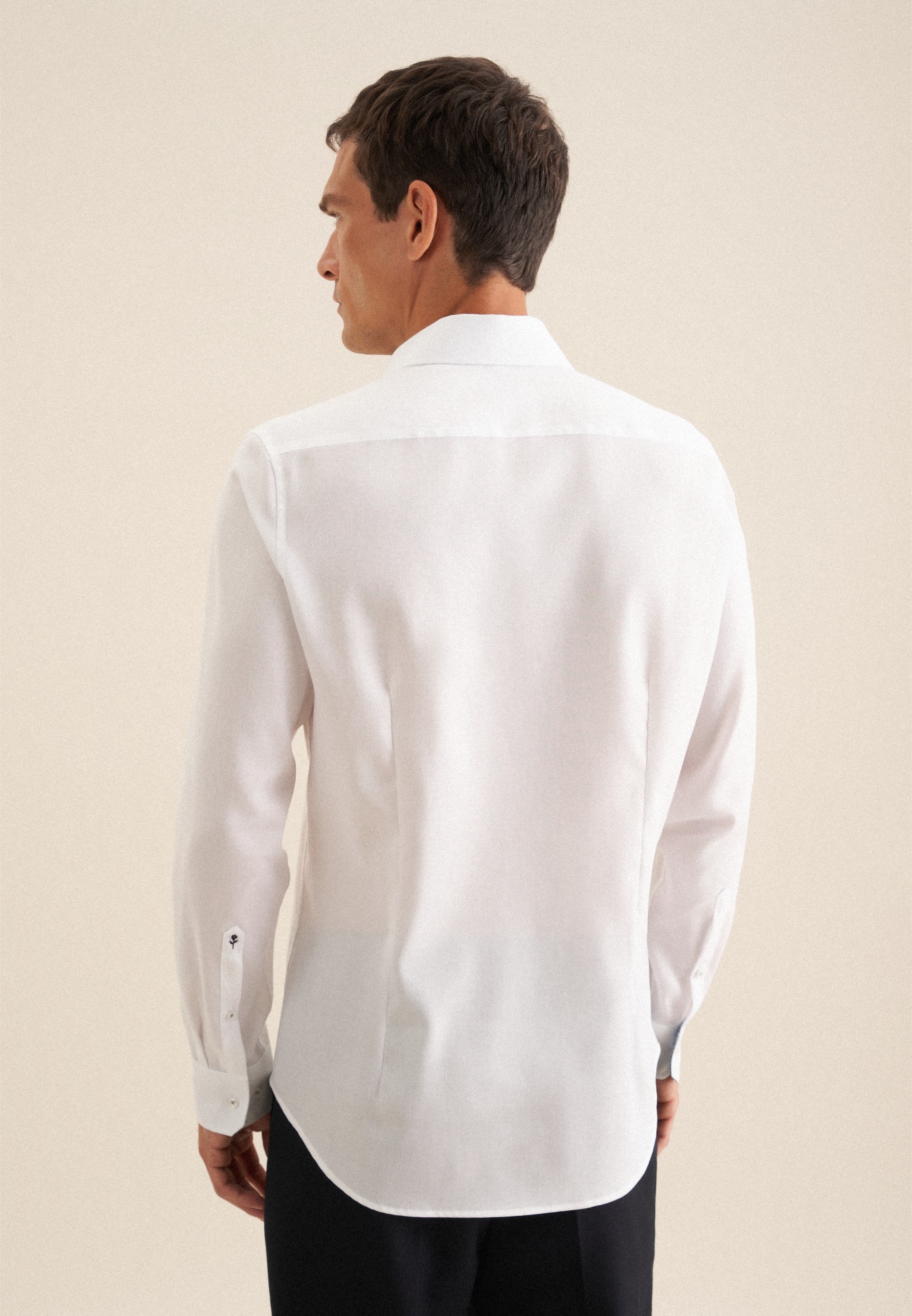 seidensticker Businesshemd "Slim", Slim Langarm Kentkragen Struktur günstig online kaufen