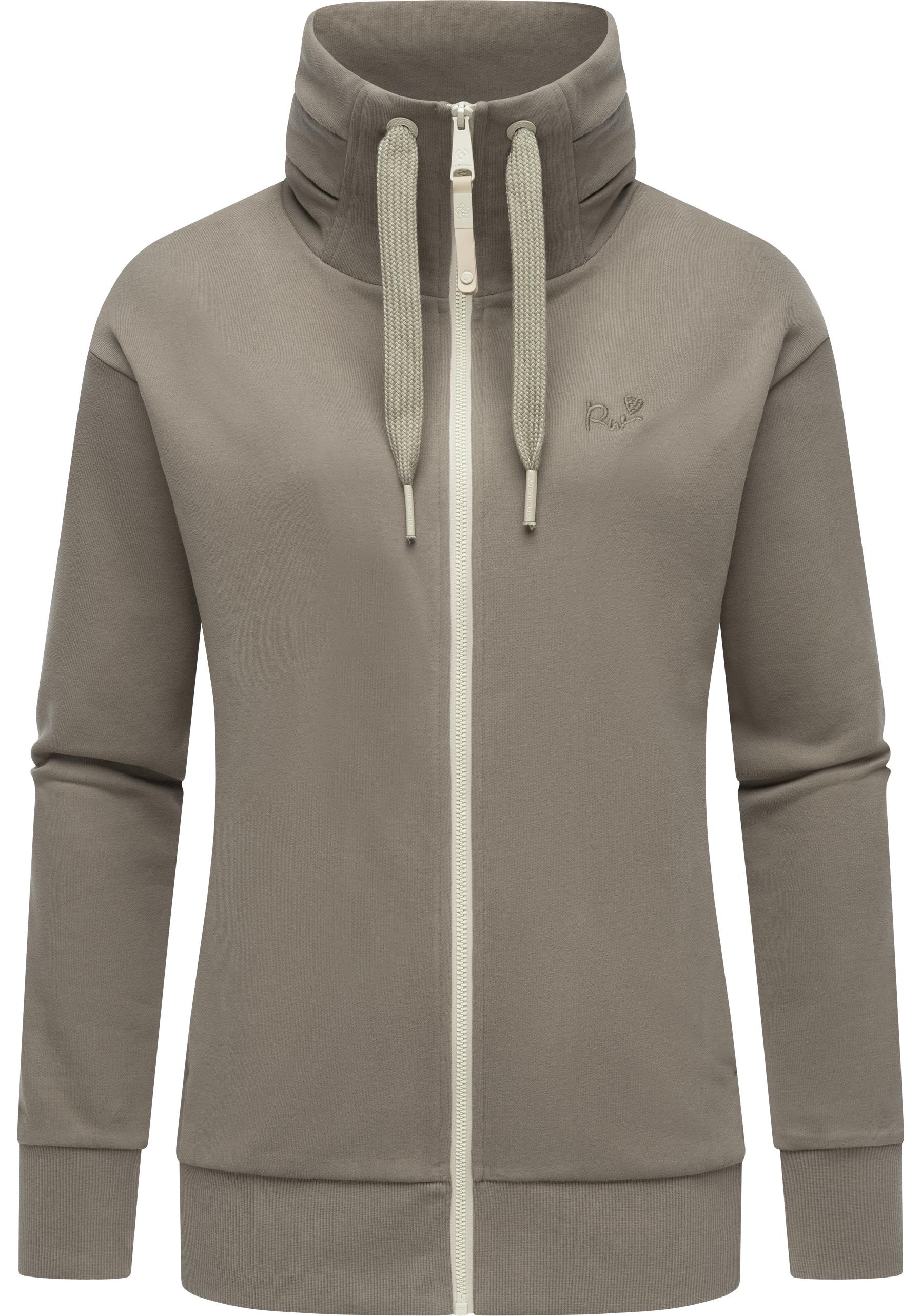 Ragwear Sweatjacke »Shocky«, sportliche Damen Zip-Hoodie mit Kordeln