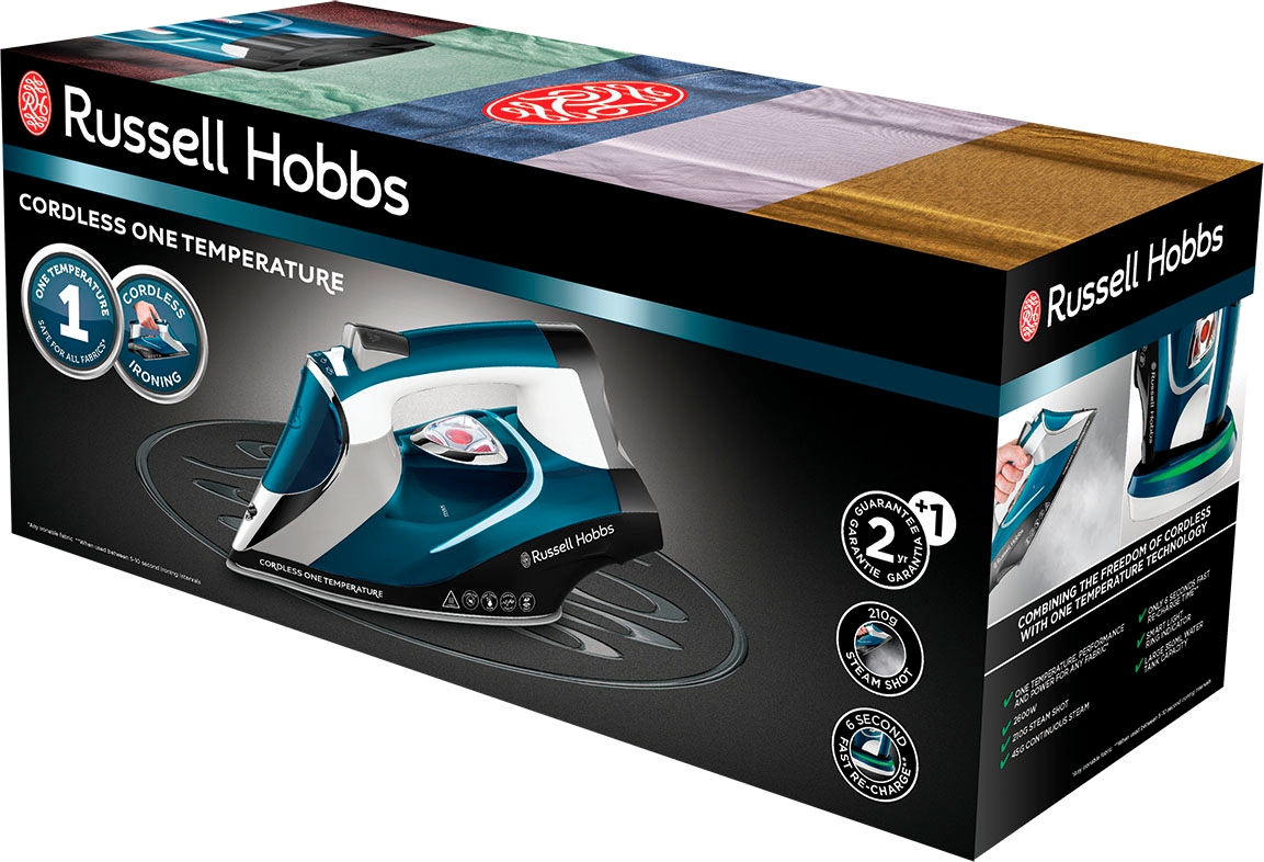 One Temperature BAUR »Cordless HOBBS RUSSELL 2600 | Dampfbügeleisen 26020-56«, W