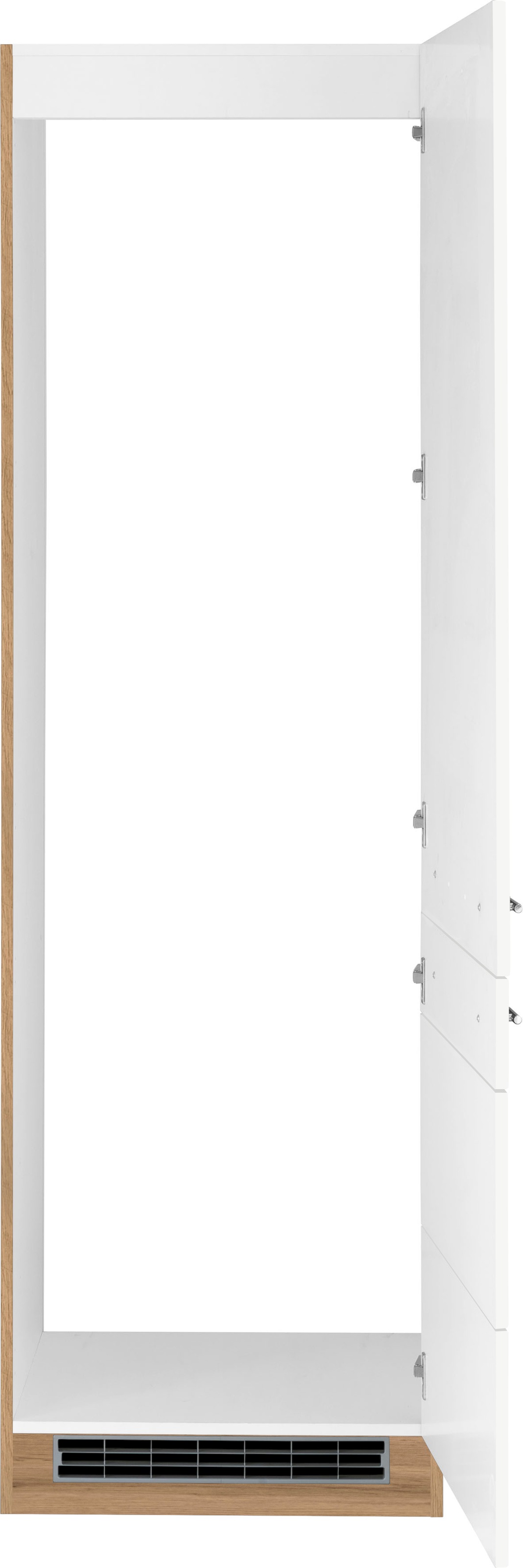 KOCHSTATION Kühlumbauschrank »KS-Wien«, 60 cm breit, 200 cm hoch, geeignet für Einbau-Kühlgefrierkombination