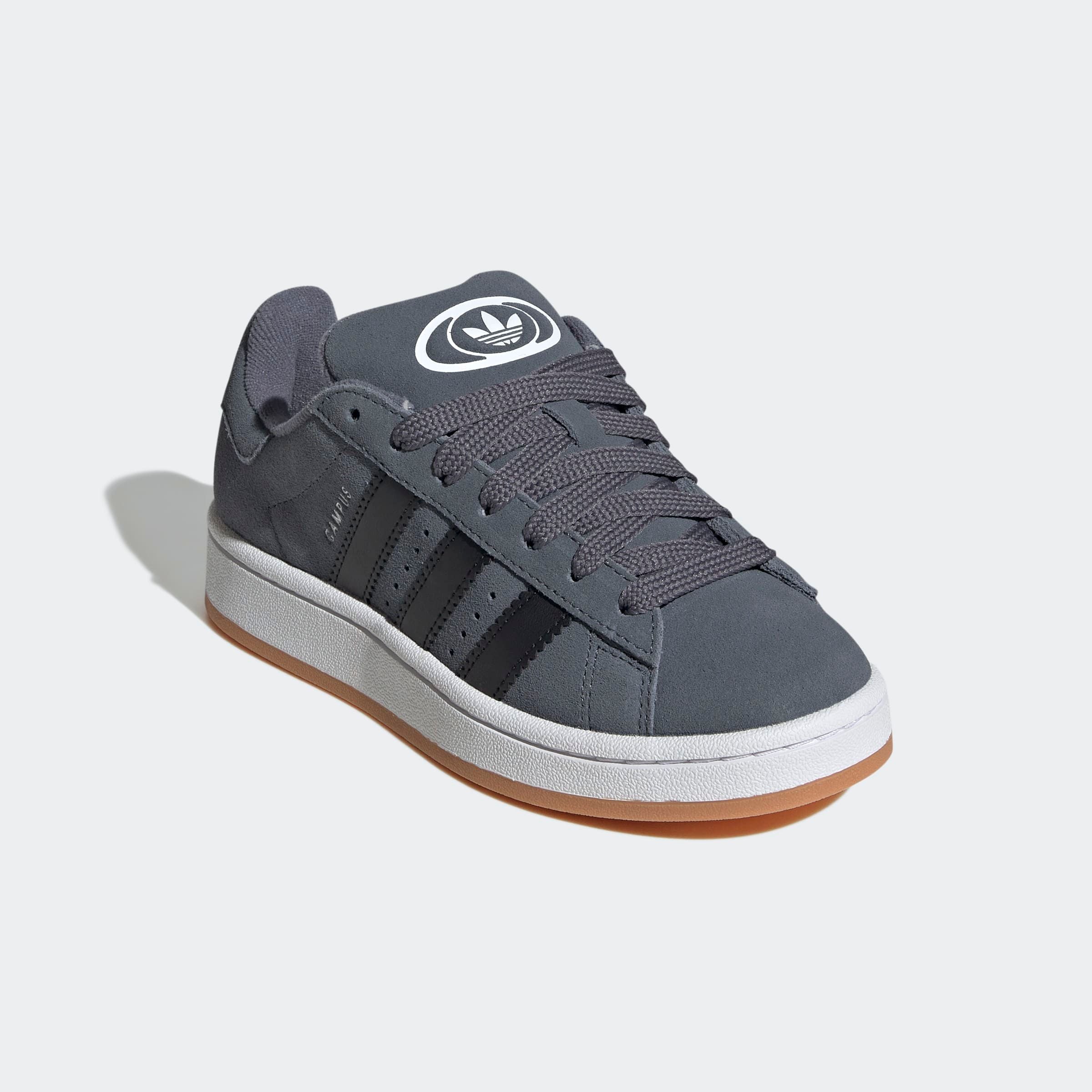 Mädchen Sneaker "CAMPUS 00S", ADIDAS ORIGINALS, Gr. 38,5, weiß, Leder, Synthetik, Schuhe, für Kinder und Jugendliche, mit Gummilaufsohle, mit