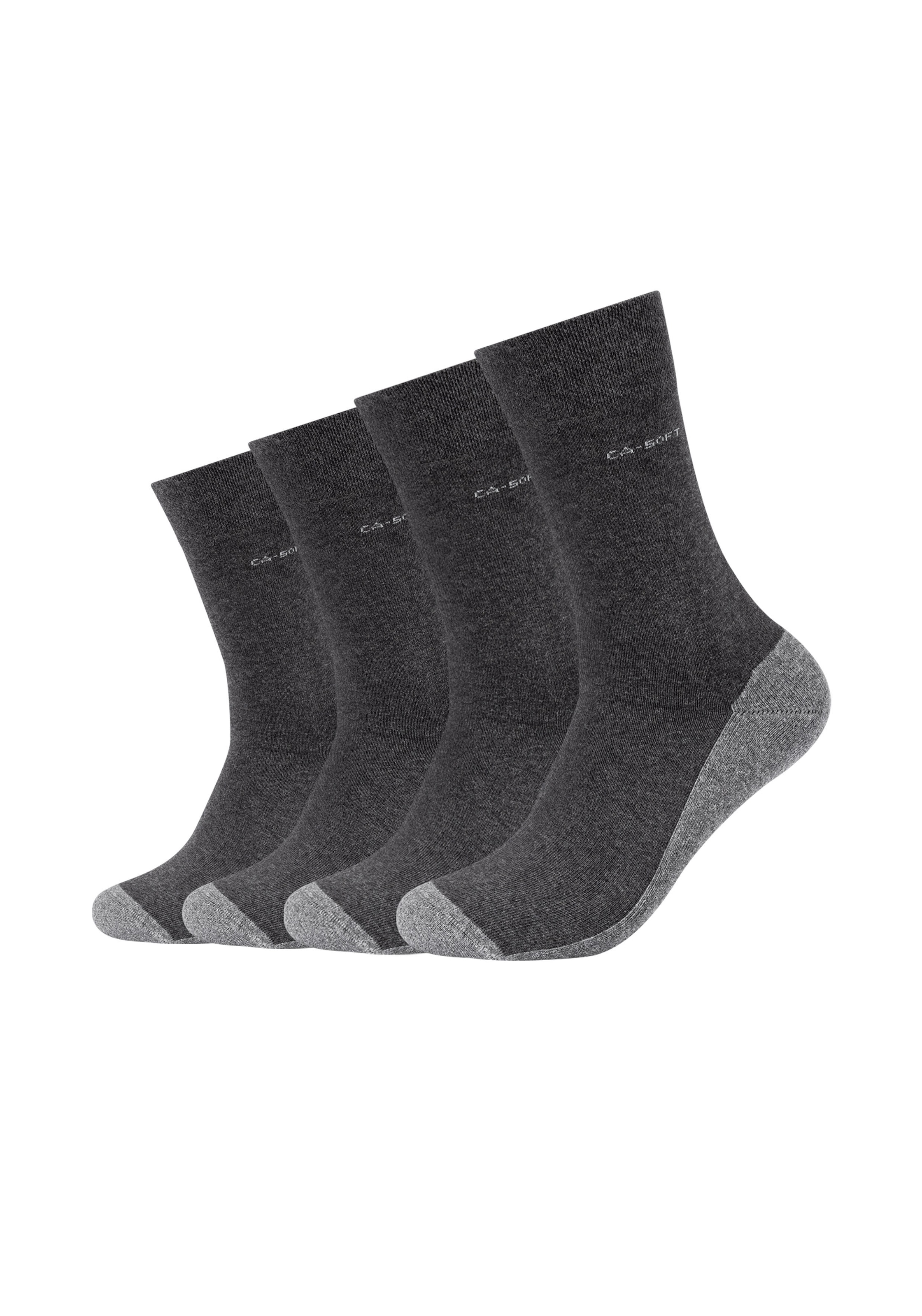 Camano Socken "ca-soft", (4er Pack), mit leichter Polsterung günstig online kaufen