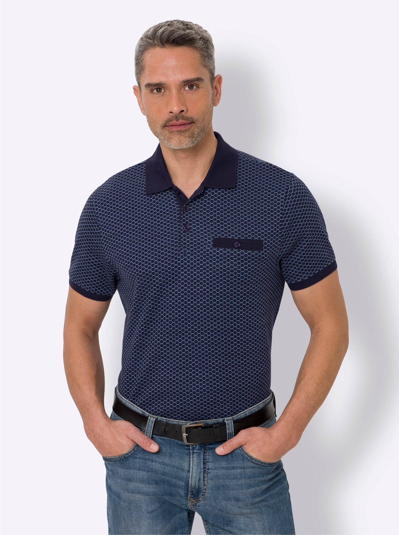 Classic Poloshirt »Kurzarm-Poloshirt«, (1 tlg.)