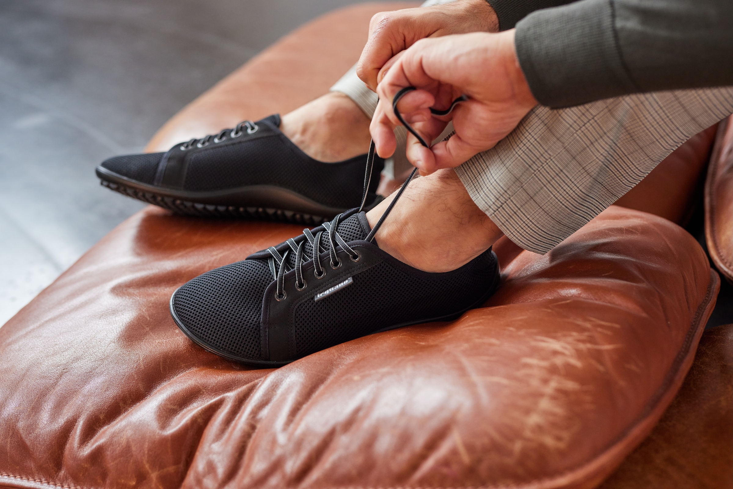 Leguano Barfußschuh »CITY«, mit extrem biegsamer Laufsohle, Freizeitschuh, Halbschuh, Schnürschuh