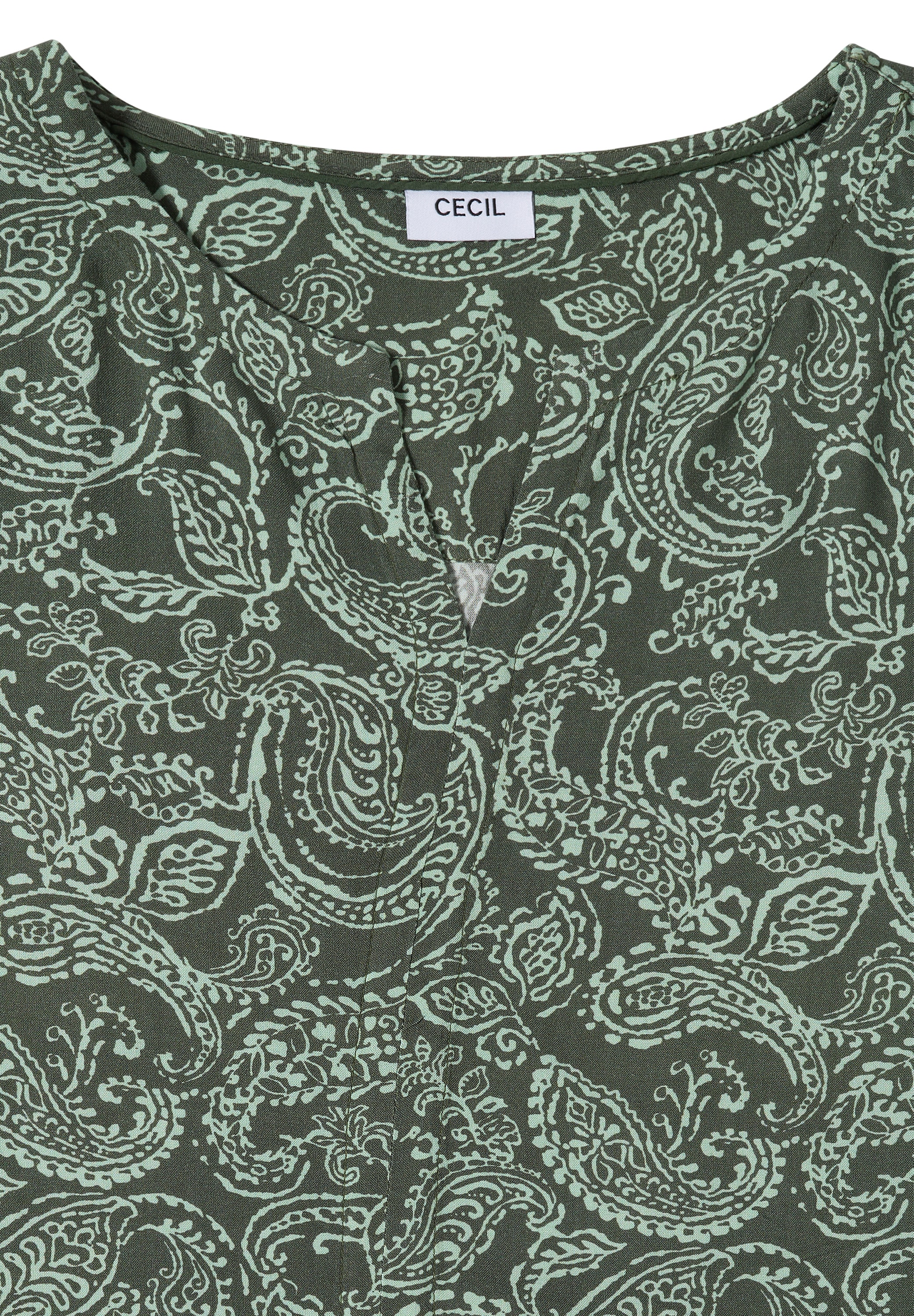 Cecil Midikleid Eingrifftaschen mit Paisleymuster