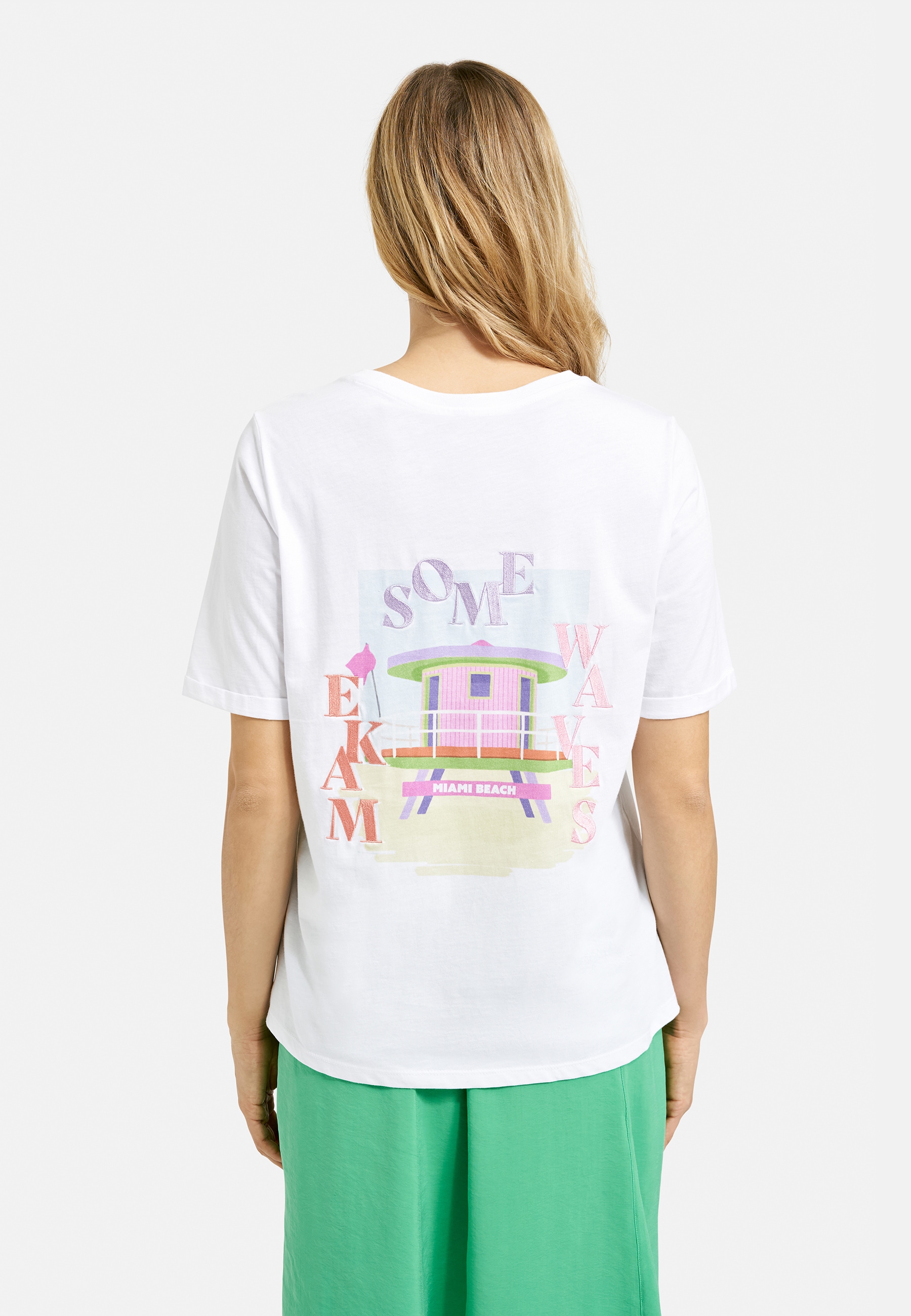Milano Italy Rundhalsshirt aus Baumwolle