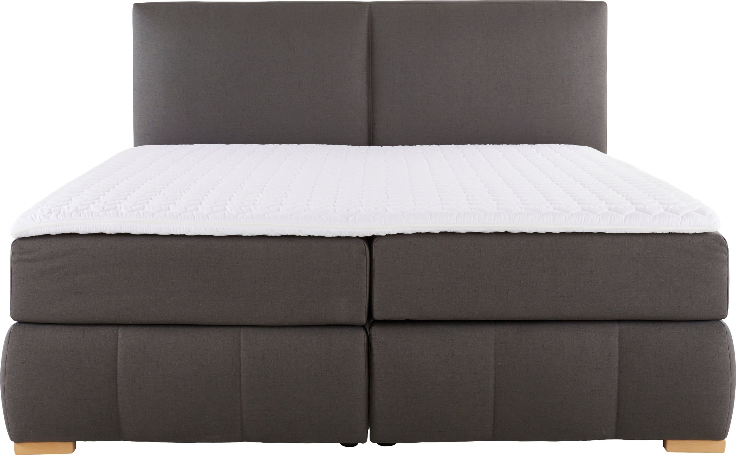 Thumbnail - Home affaire Boxspringbett "Wehma", inkl. Topper in 3 verschiedenen Matratzen, auch in Samtstoff