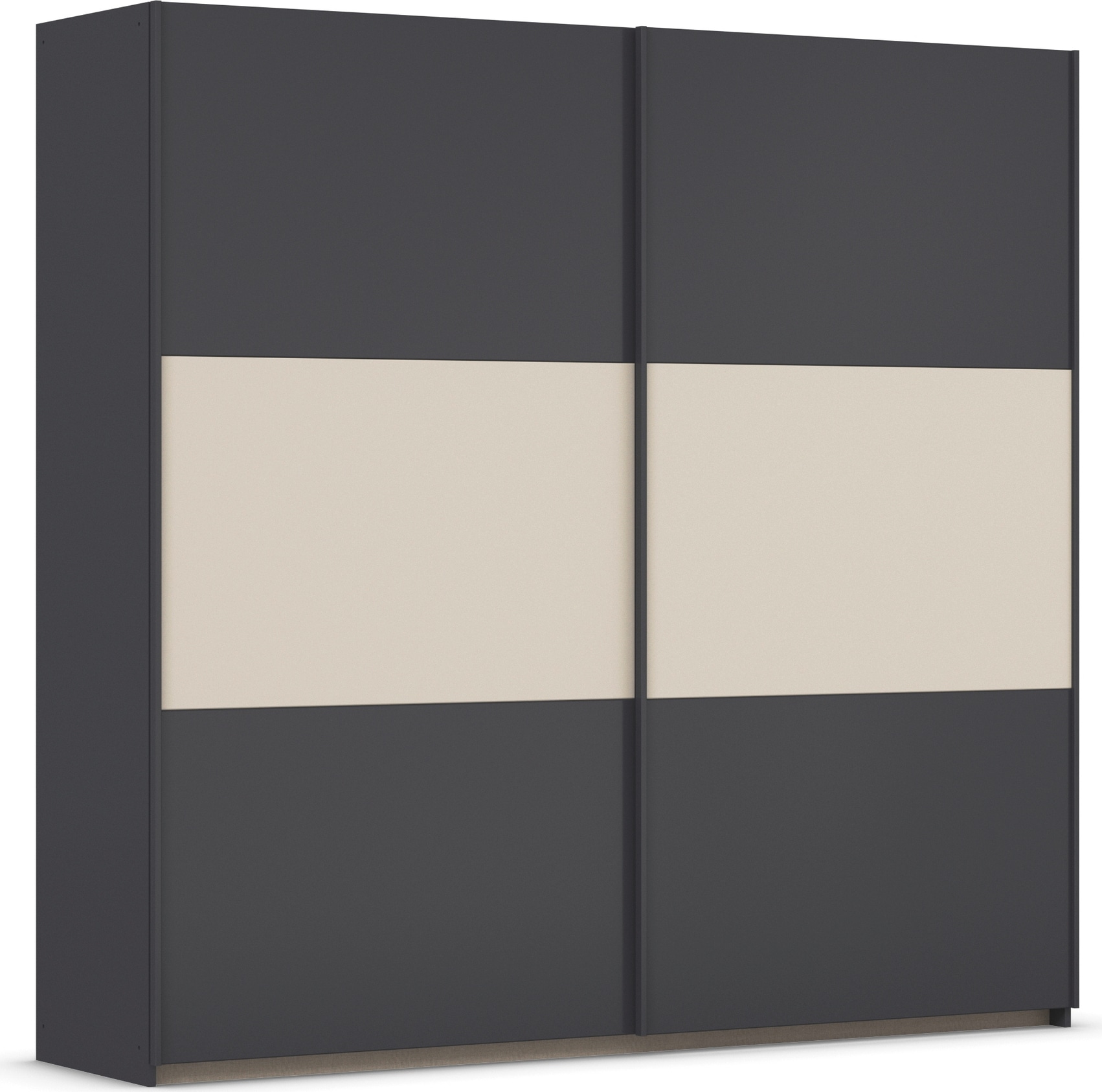 rauch Schwebetürenschrank "Kleiderschrank Schrank Garderobe Garderobenschrank Wäscheschrank NEO" 3 verschiedene Ausstattungen BASIC/CLASSIC/PREMIUM (inkl. SOFT-CLOSE), mit großzügigem Stauraum und vielfältigen Farbkombinationen