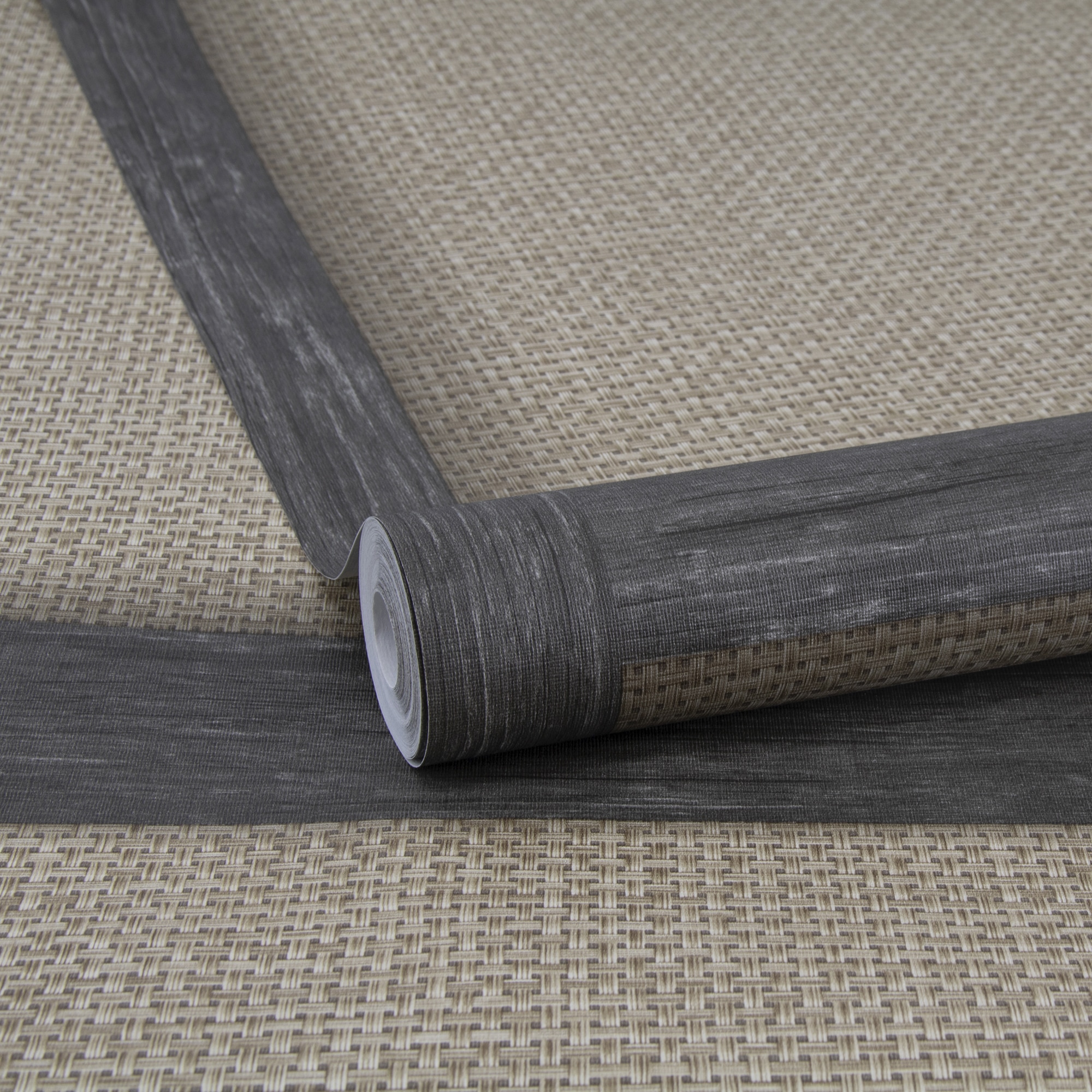 Easy Decor Vliestapete »Rotan Frame«, 3D-Optik, Design Tapeten