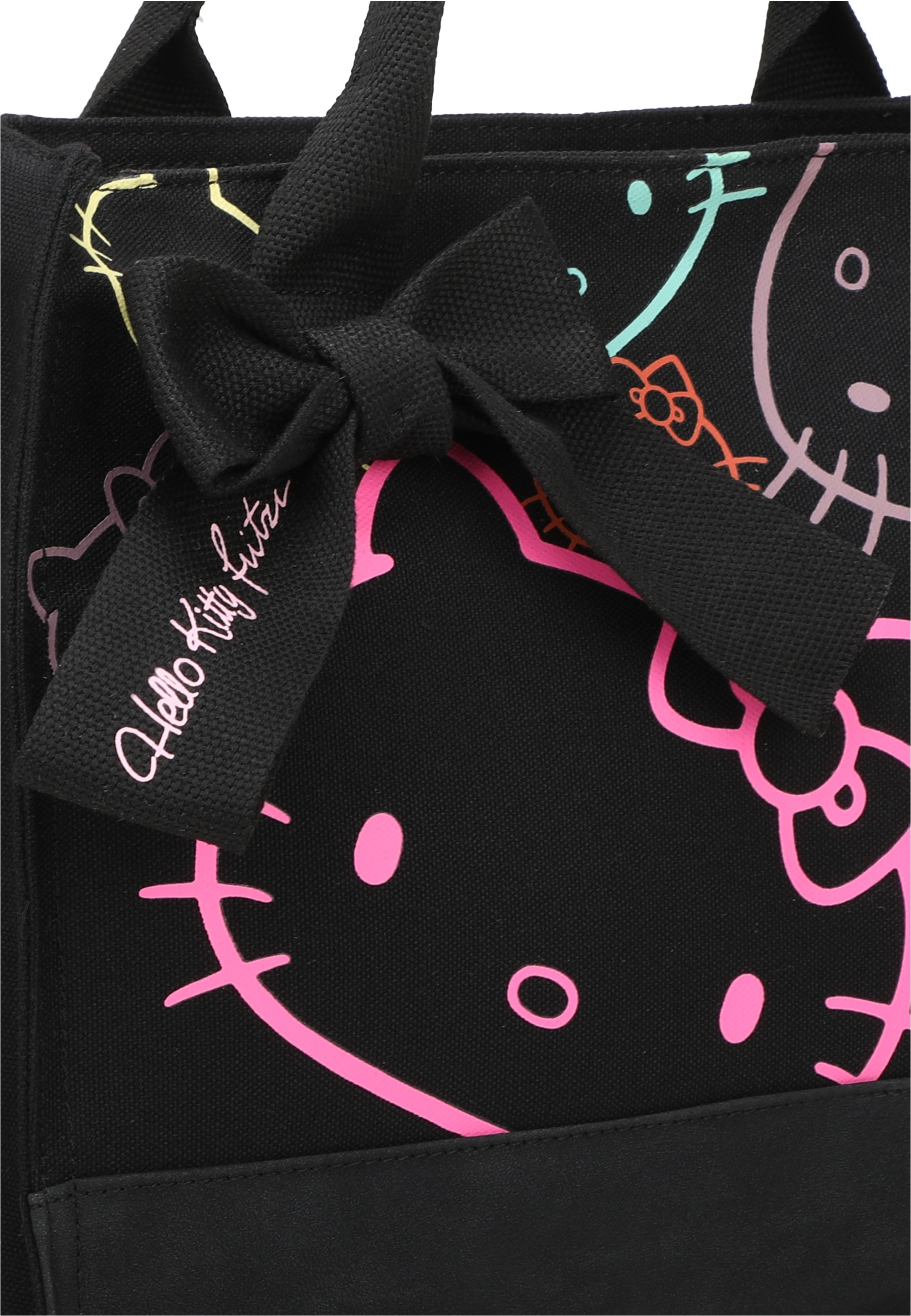 Fritzi aus Preußen Henkeltasche »Tote Bag Canvas Limited Outline« mit Hello Kitty-Print
