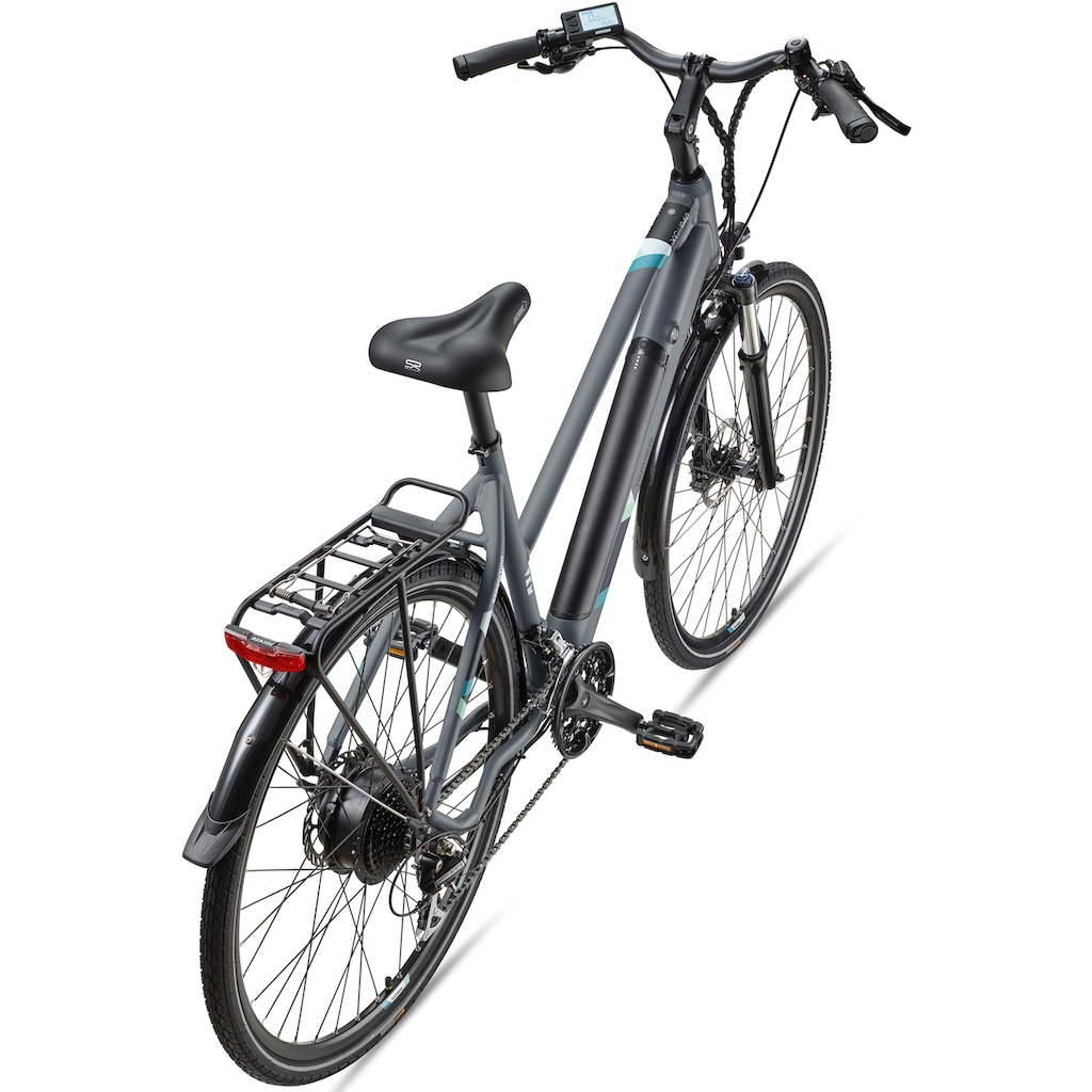 Telefunken E-Bike »Expedition XC940«, 24 Gang, Shimano, Acera, Heckmotor 250 W, (ca. 100 km Reichweite-hydraulische Scheibenbremsen-Straßenzulassung)