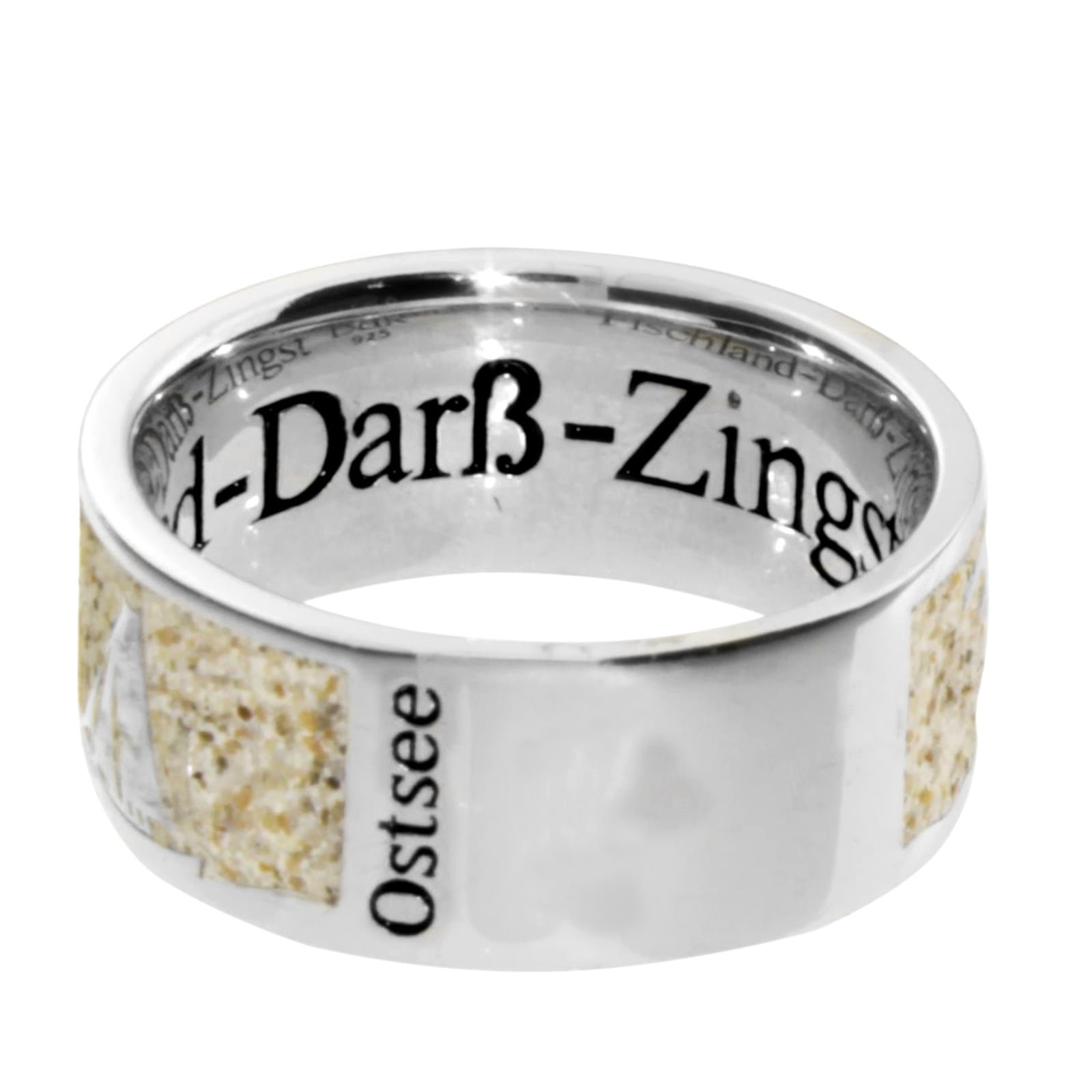 OSTSEE-SCHMUCK Fingerring »- Fischland-Darß-Zingst - Silber 925/000 -,«