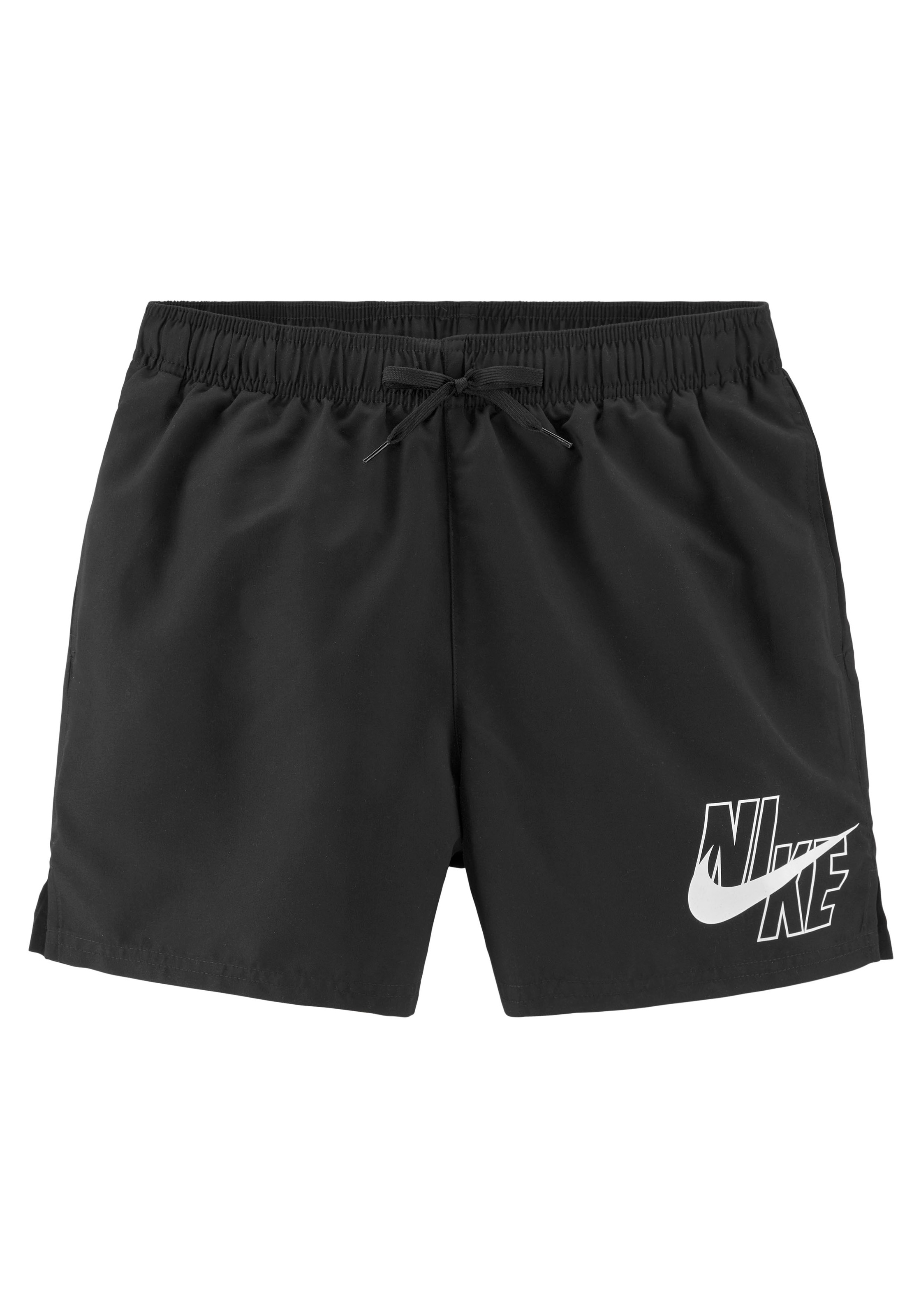 Nike Badeshorts mit Markenlogo am Bein