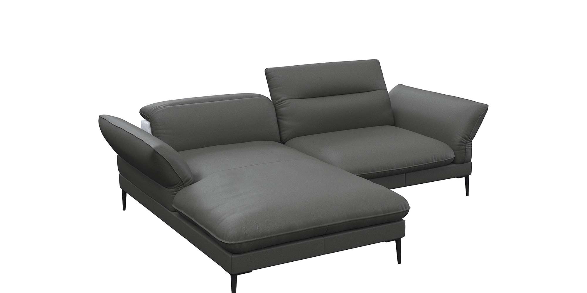 FLEXLUX "Salino, Funktionssofa mit Recamiere, Relaxsofa, Ecksofa" Sofa mit günstig online kaufen