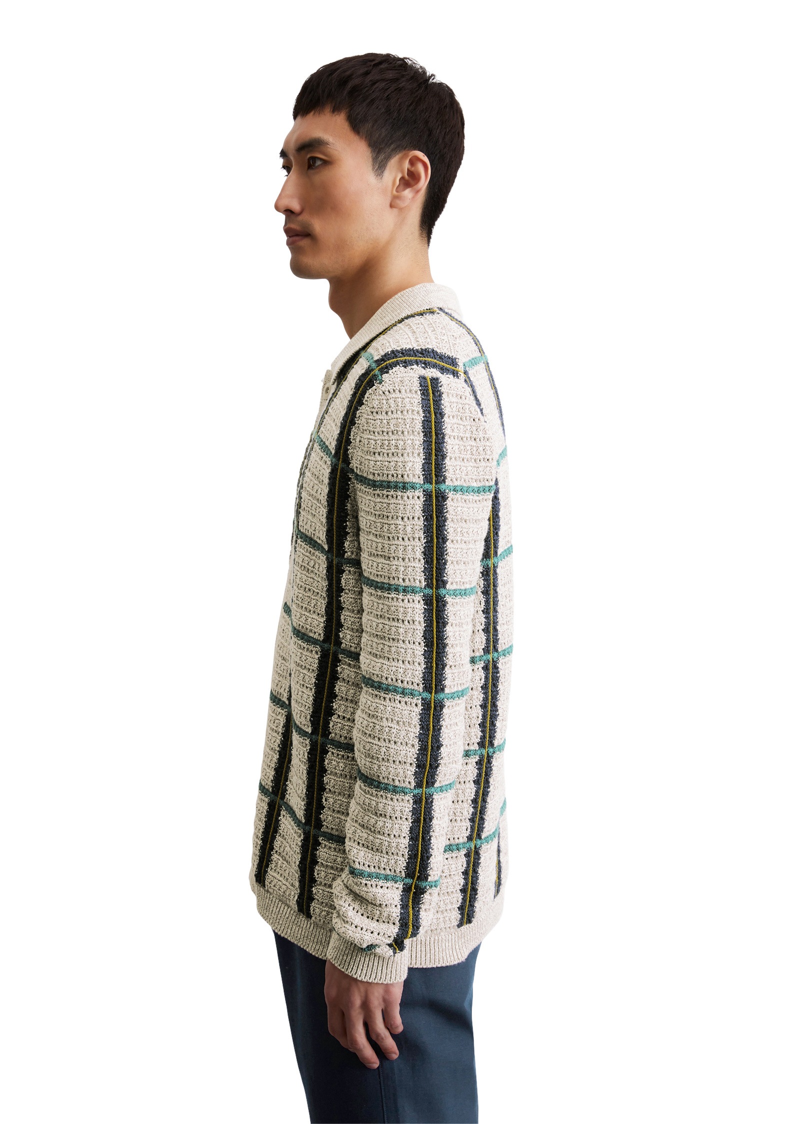 Marc O'Polo Cardigan »aus Bio-Baumwoll-Leinen-Mix«