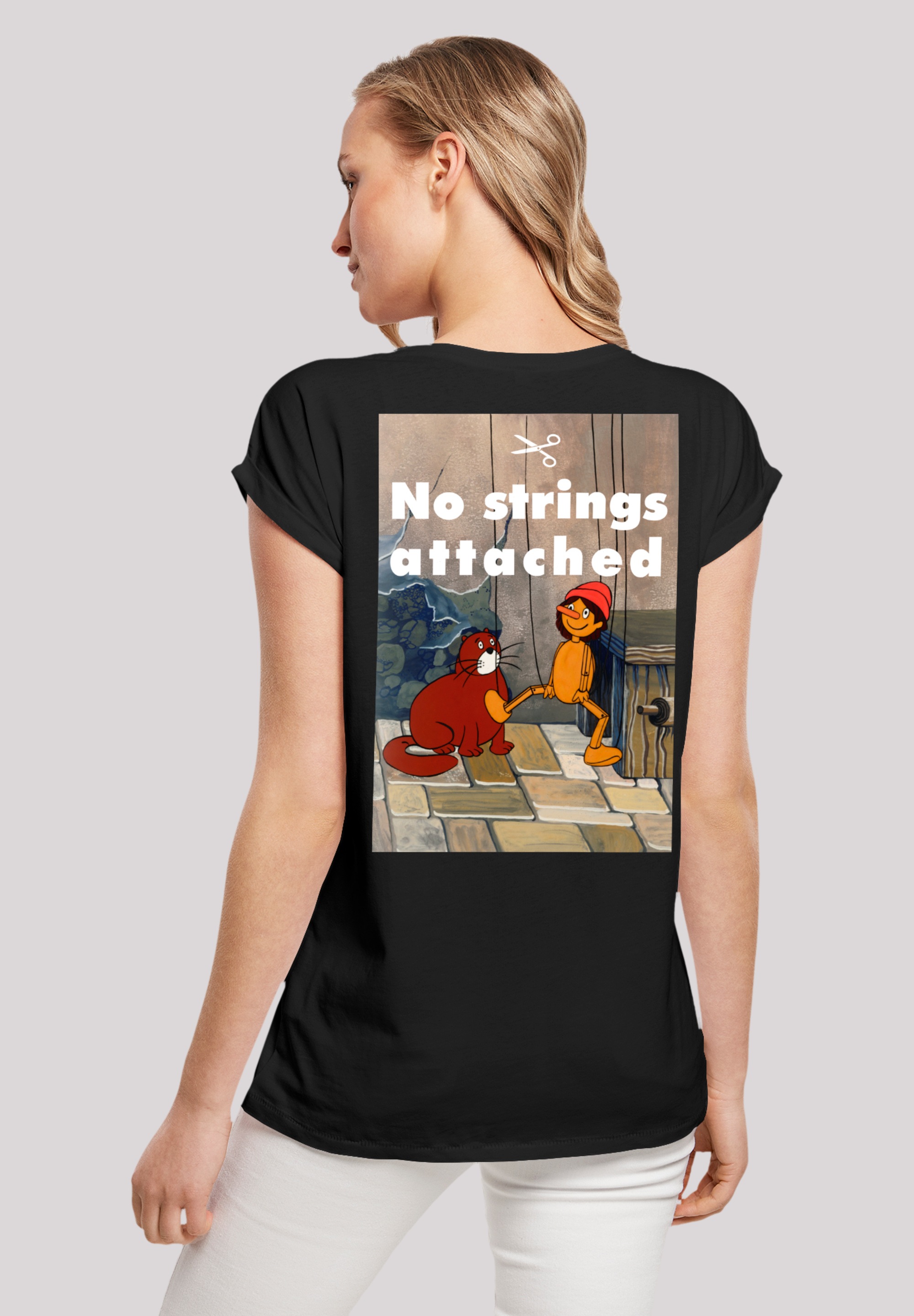 T-Shirt »Pinocchio No Strings Attached«, Retro, Heroes of Childhood, TV Serie