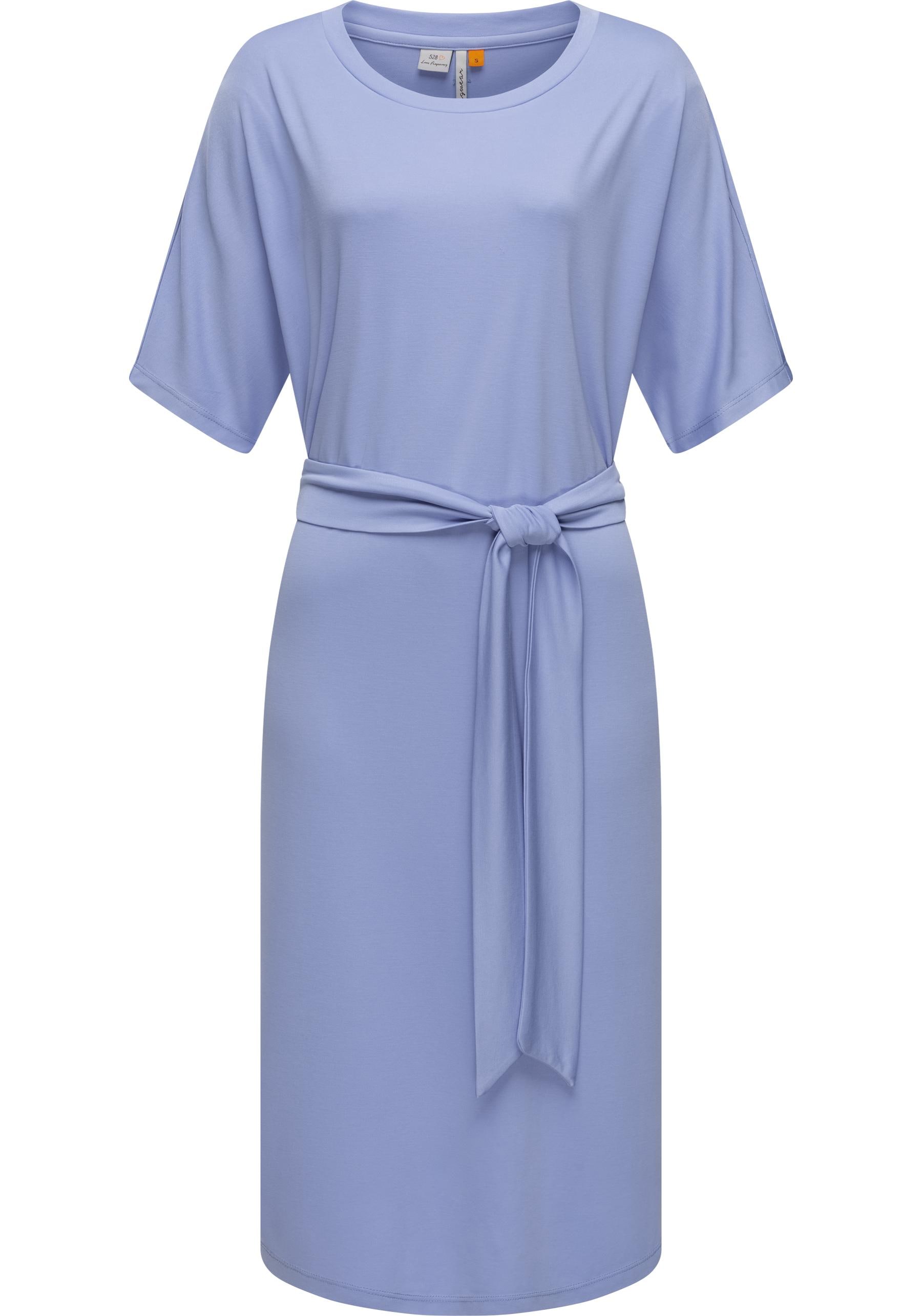 Ragwear Shirtkleid "Pallerma" Ohne Taschen stylisches Sommerkleid mit Bindeband an der Taille