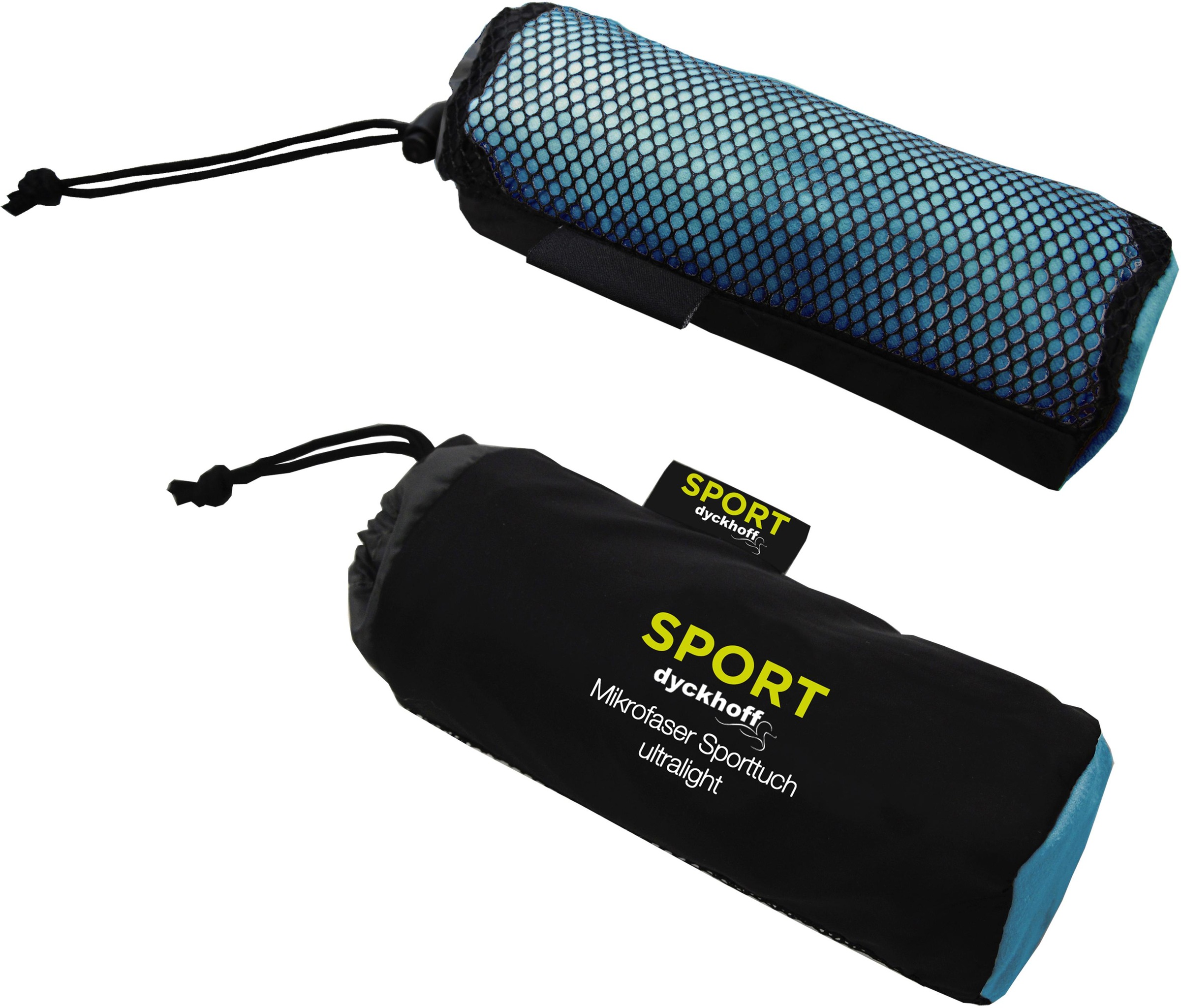 Dyckhoff Sporthandtuch "Sporttuch Mikrofaser" im Set, mit Meshtasche, ideal günstig online kaufen