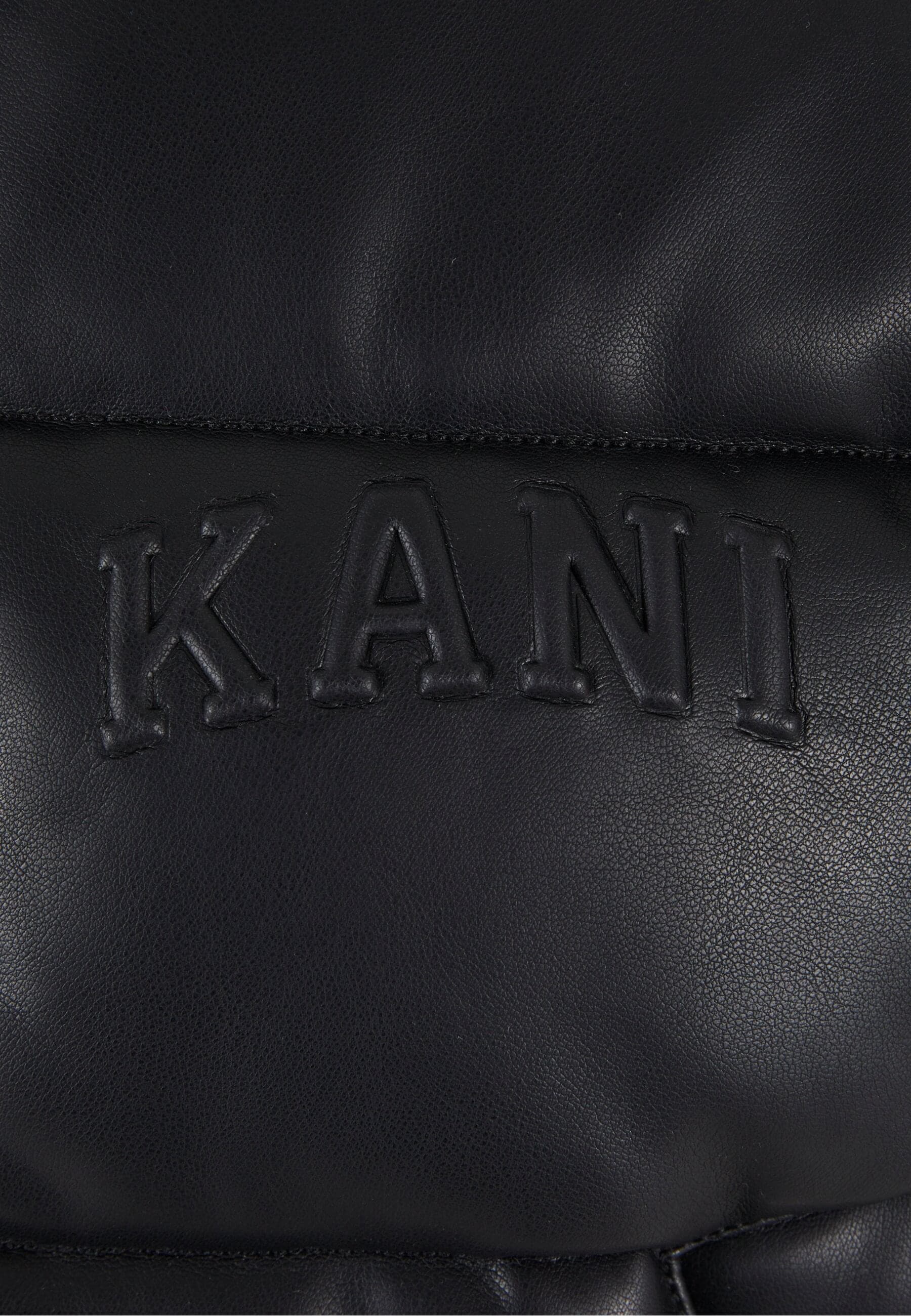 Karl Kani Winterjacke »Karl Kani Karl Kani Serif Crop PU Puffer Jacket«, (1 St.), ohne Kapuze