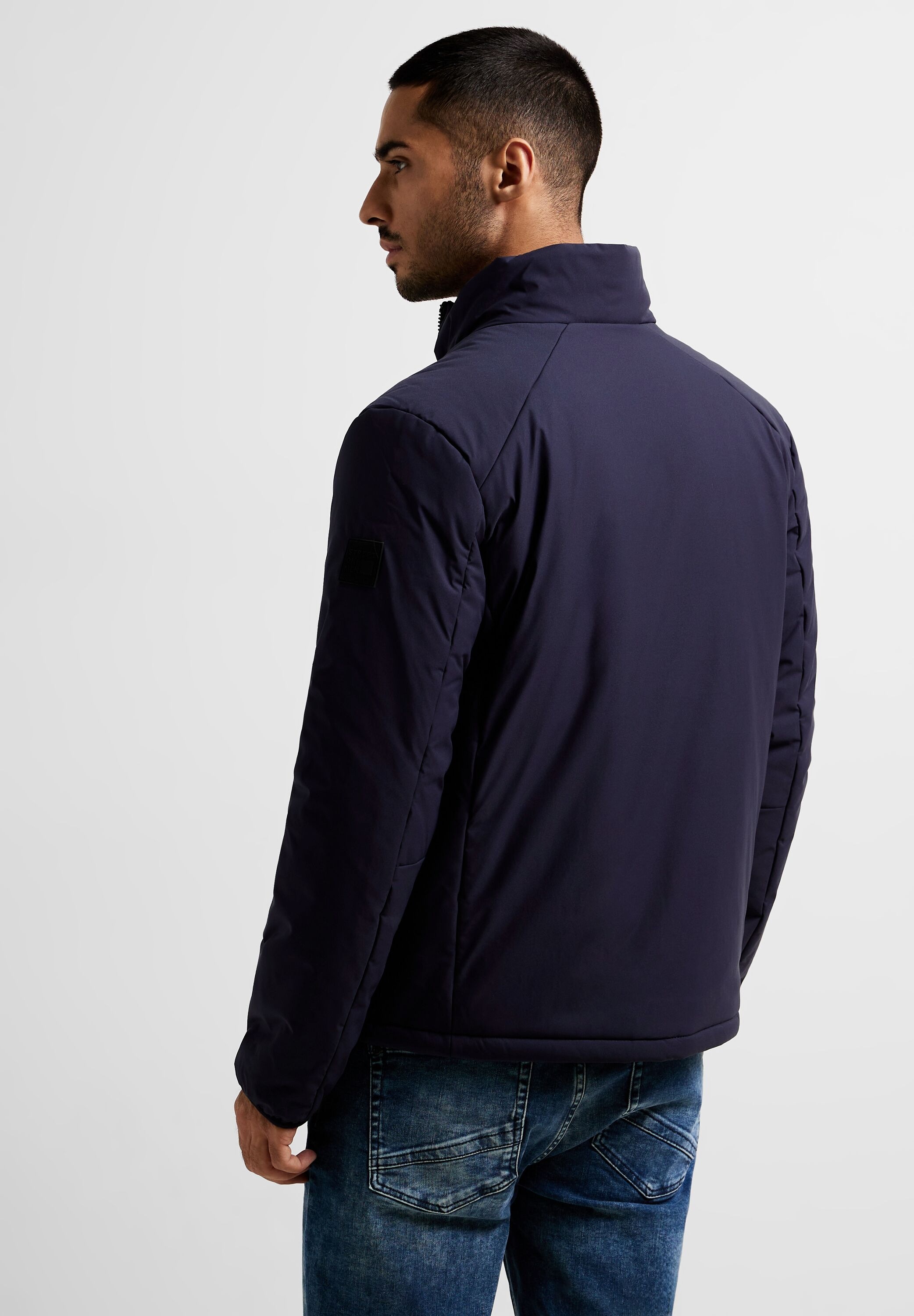 STREET ONE MEN Steppjacke, ohne Kapuze, mit Brusttasche
