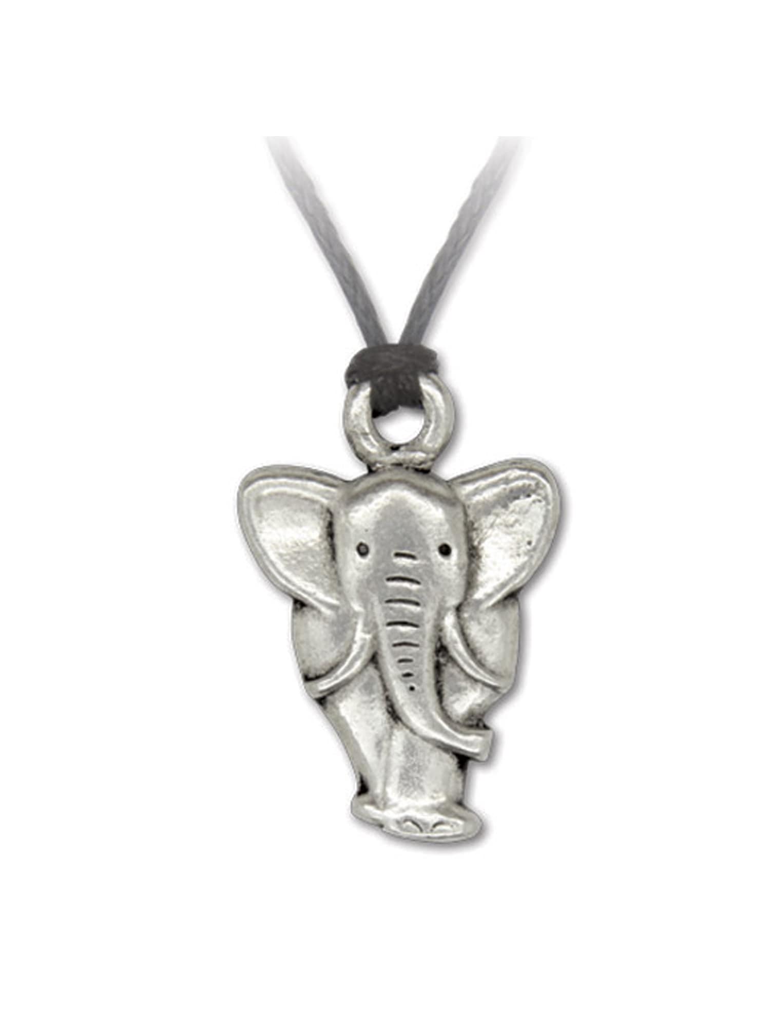 Adelia´s Amulett »Anhänger Glückstiere Talisman«, Der Elefant - Gutes Schicksal, Schutz und Kraft