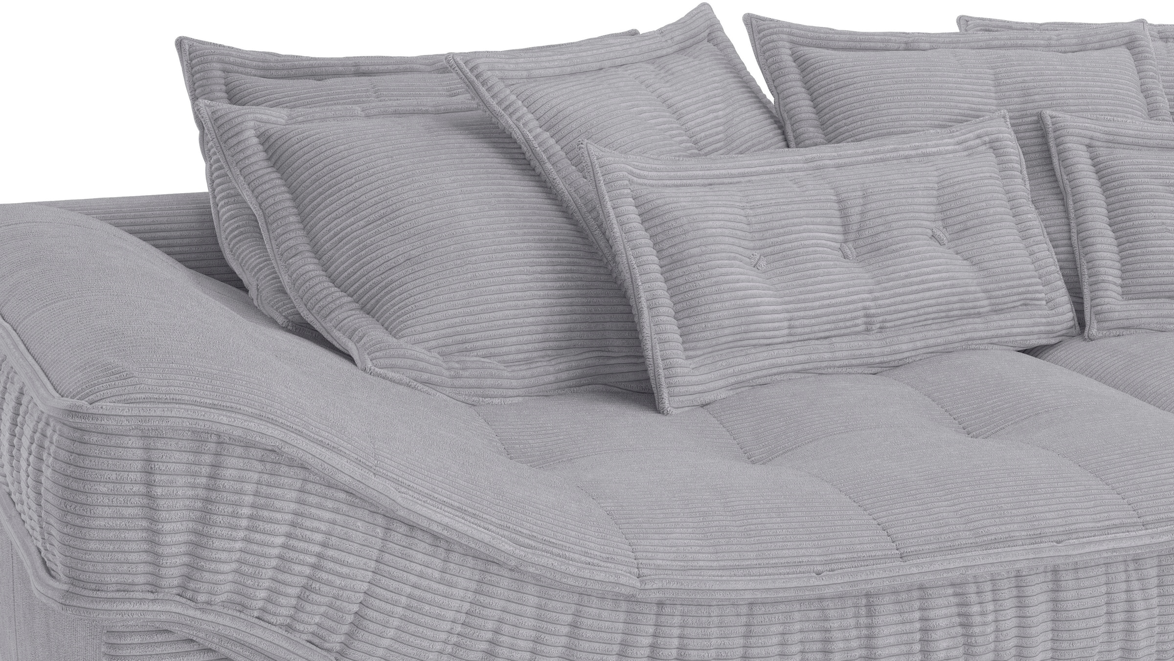 Mr. Couch Ecksofa »Diwan II DuraFlex L-Form«, DuraFlex-Kaltschaumpolsterung, bis 140 kg, 4 Bezugsqualitäten