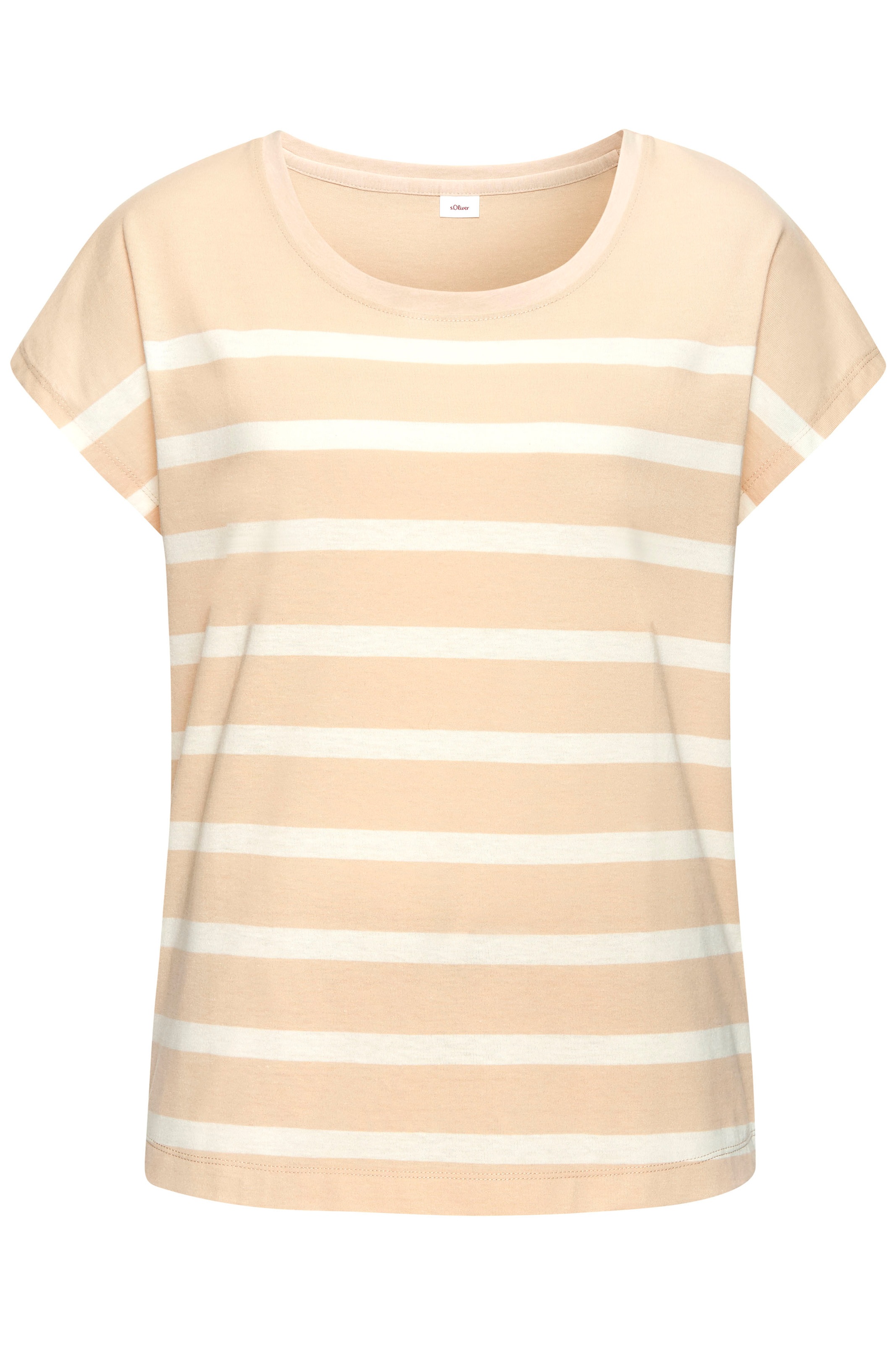 s.Oliver Shorty 2-teilig, 2 tlg. mit garngefärbten Streifen im Oberteil günstig online kaufen