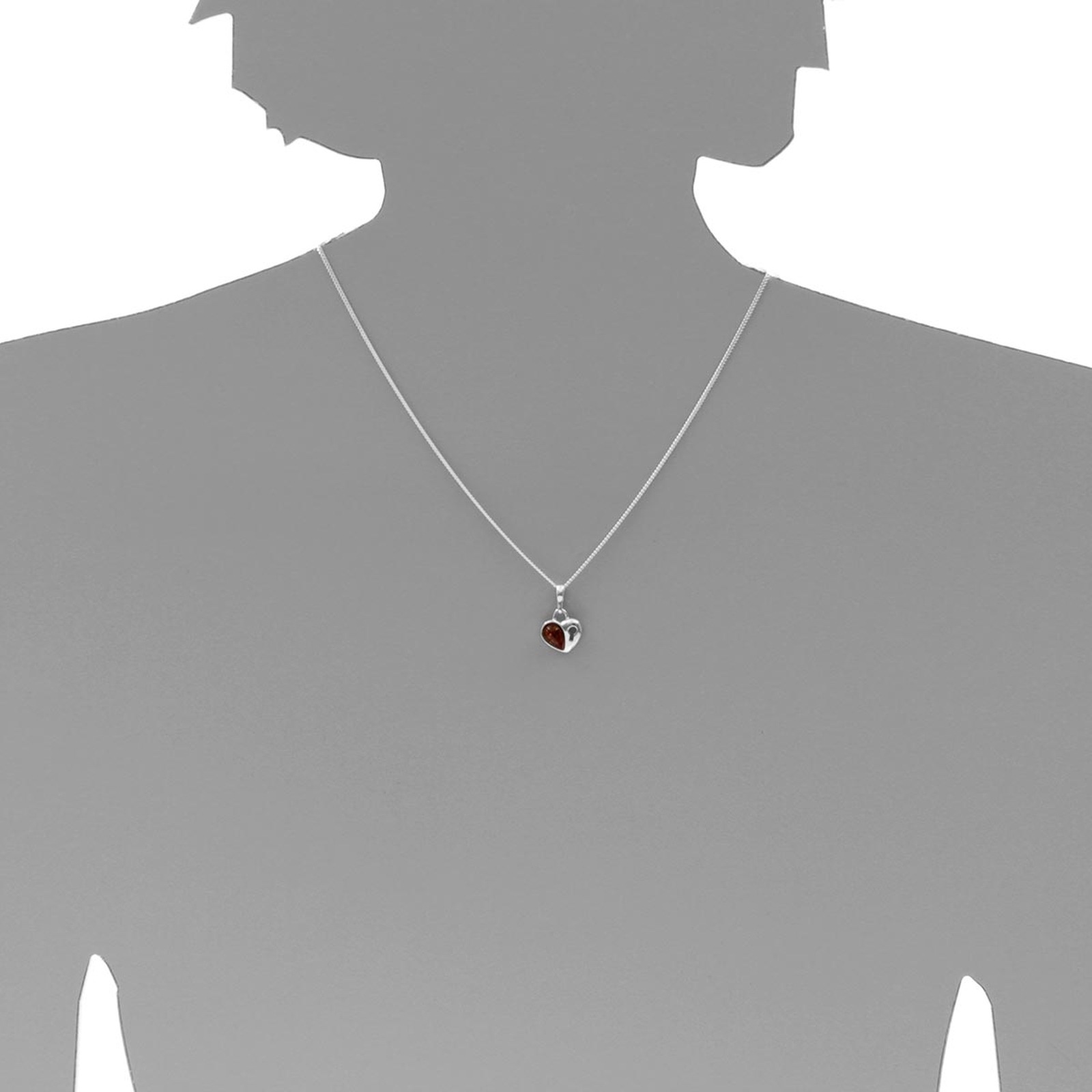 OSTSEE-SCHMUCK Kettenanhänger »Ostsee-Schmuck Anhänger Herz Anhänger Herz«, (1 tlg.)